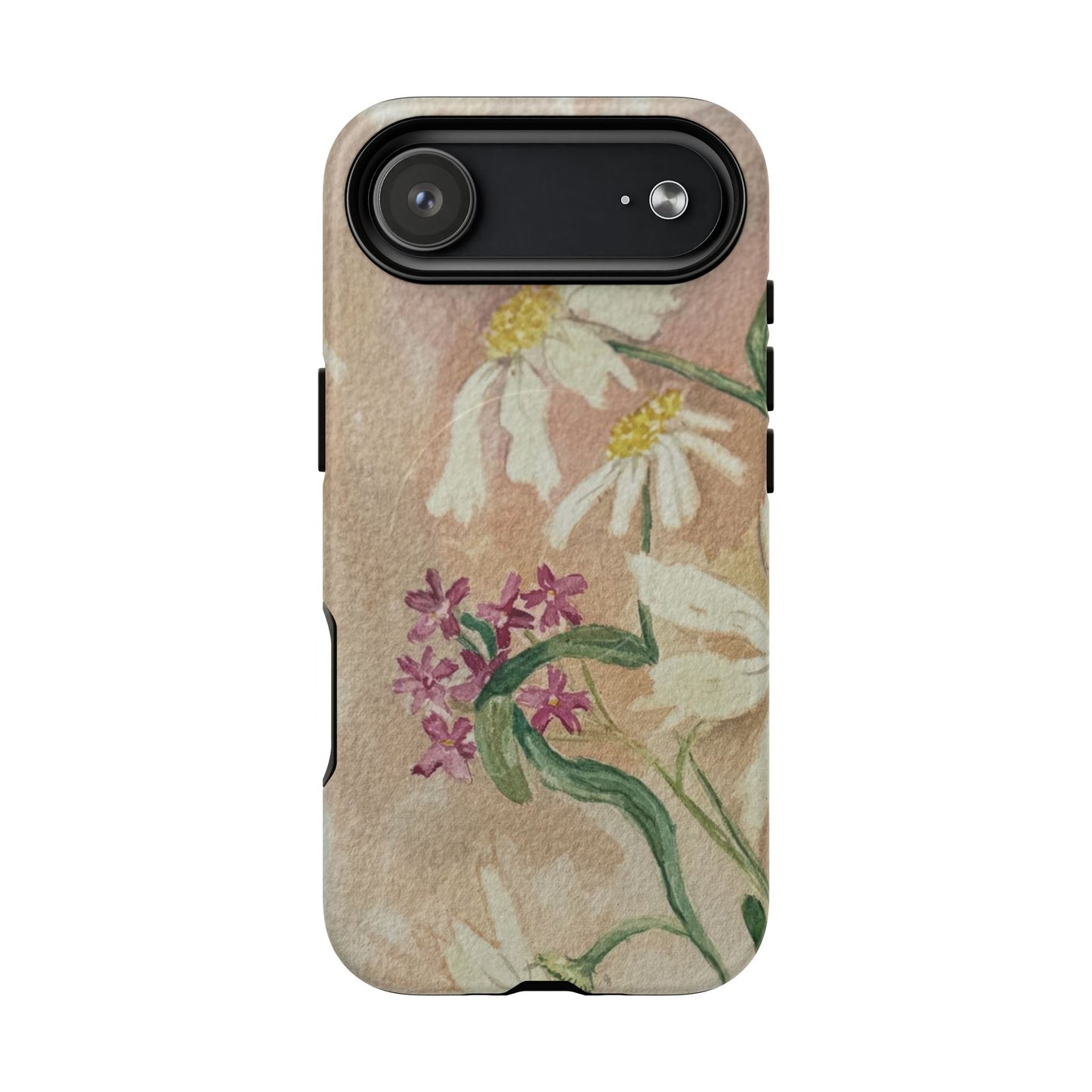 Floral Daisies Tough Magnetic Phone Case — Vintage Wildflower Design