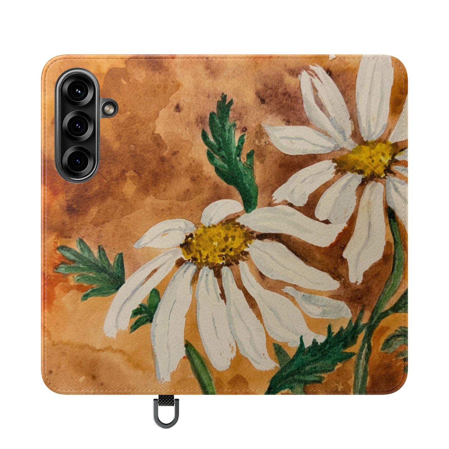 Golden Hour Daisies — Fold-Over Phone Case