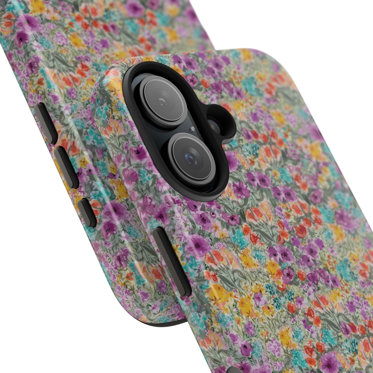 Wildflower Harmony  Watercolor Wildflower Phone Case – Colorful Floral Botanical Design Tough Phone Case