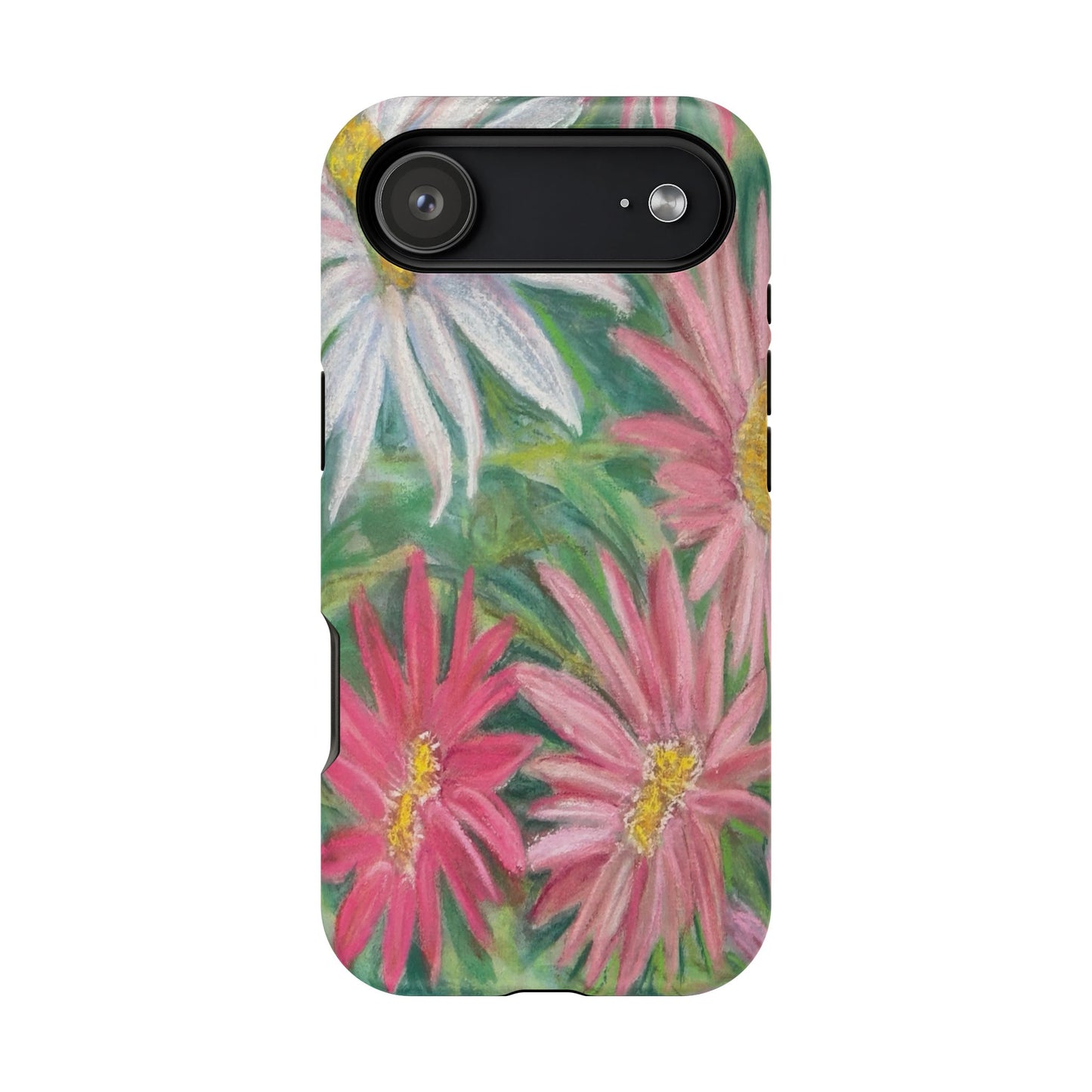 Painted Daisy  Magnetic Phone Case — Impact‑Resistant Protective Cover