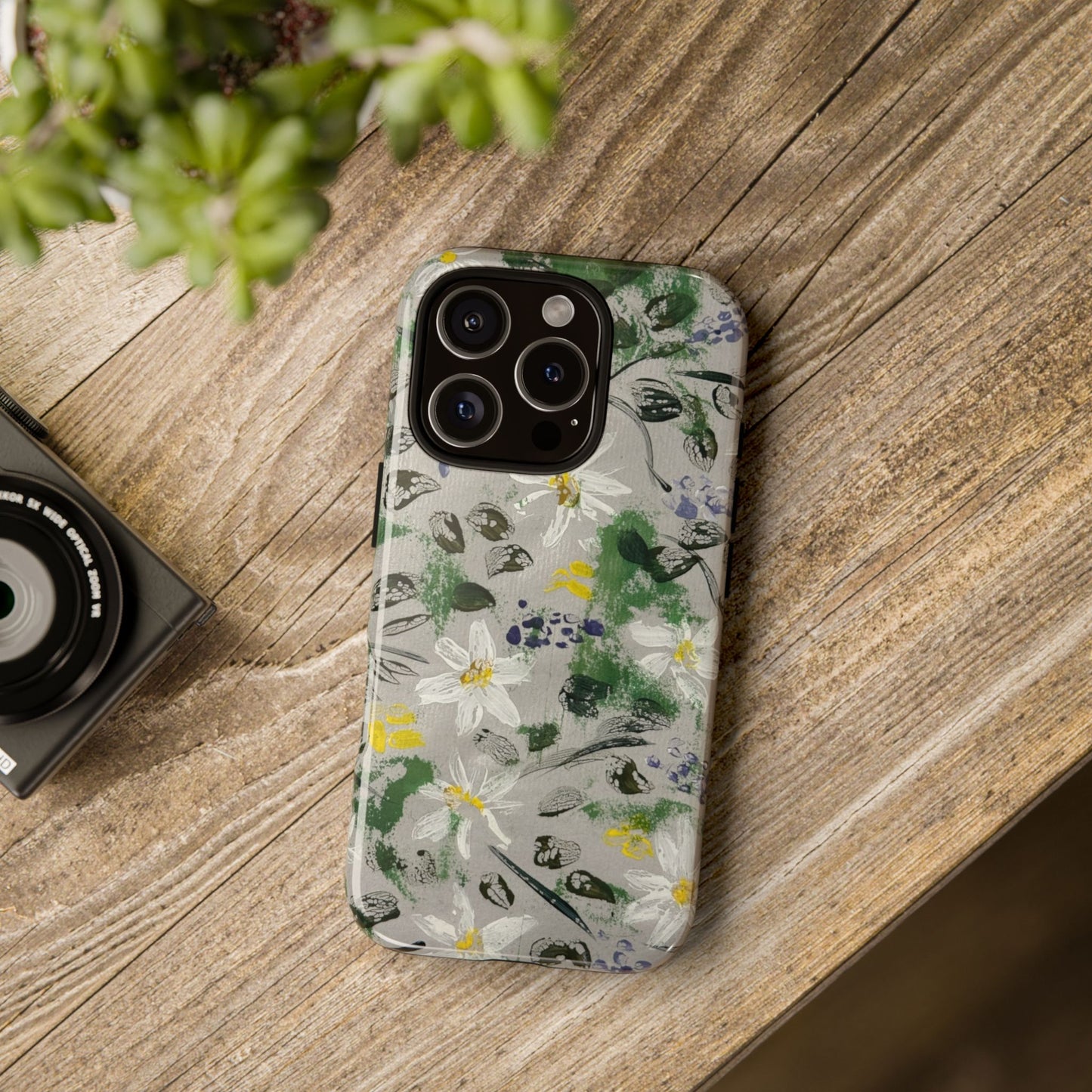 The Secret Woodland Garden Tough Phone Case | Botanical Floral iPhone Case | Whimsical Wildflower Phone Cover