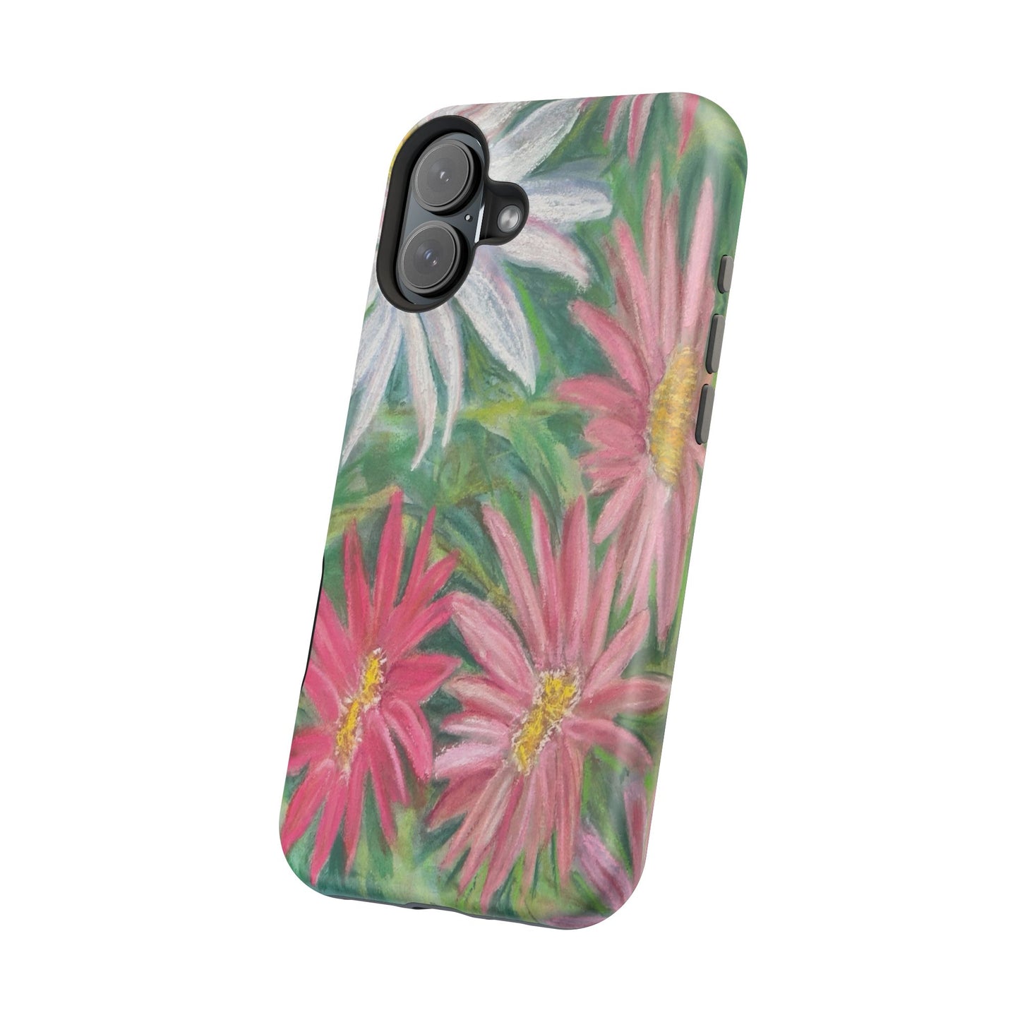 Painted Daisy  Magnetic Phone Case — Impact‑Resistant Protective Cover