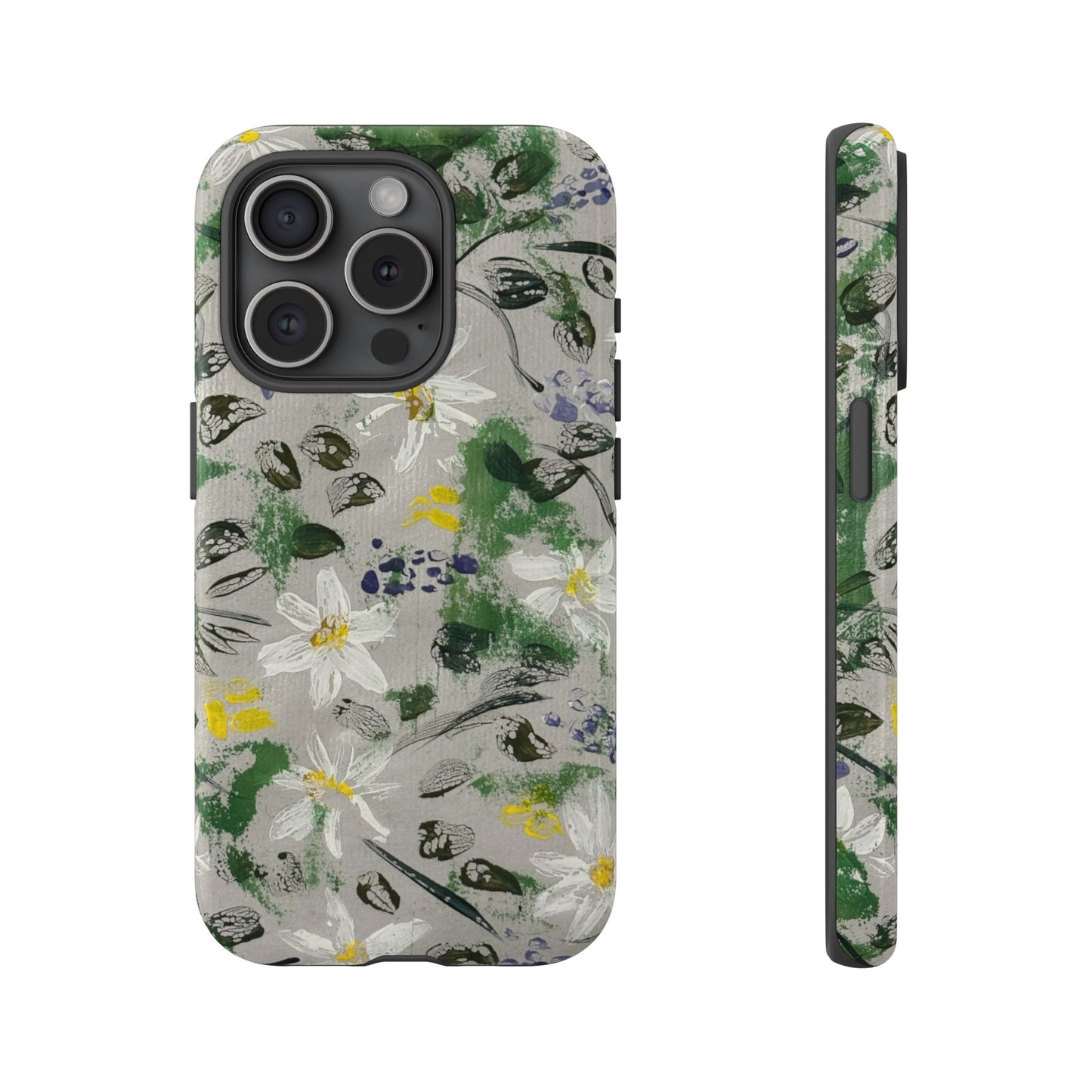 The Secret Woodland Garden Tough Phone Case | Botanical Floral iPhone Case | Whimsical Wildflower Phone Cover