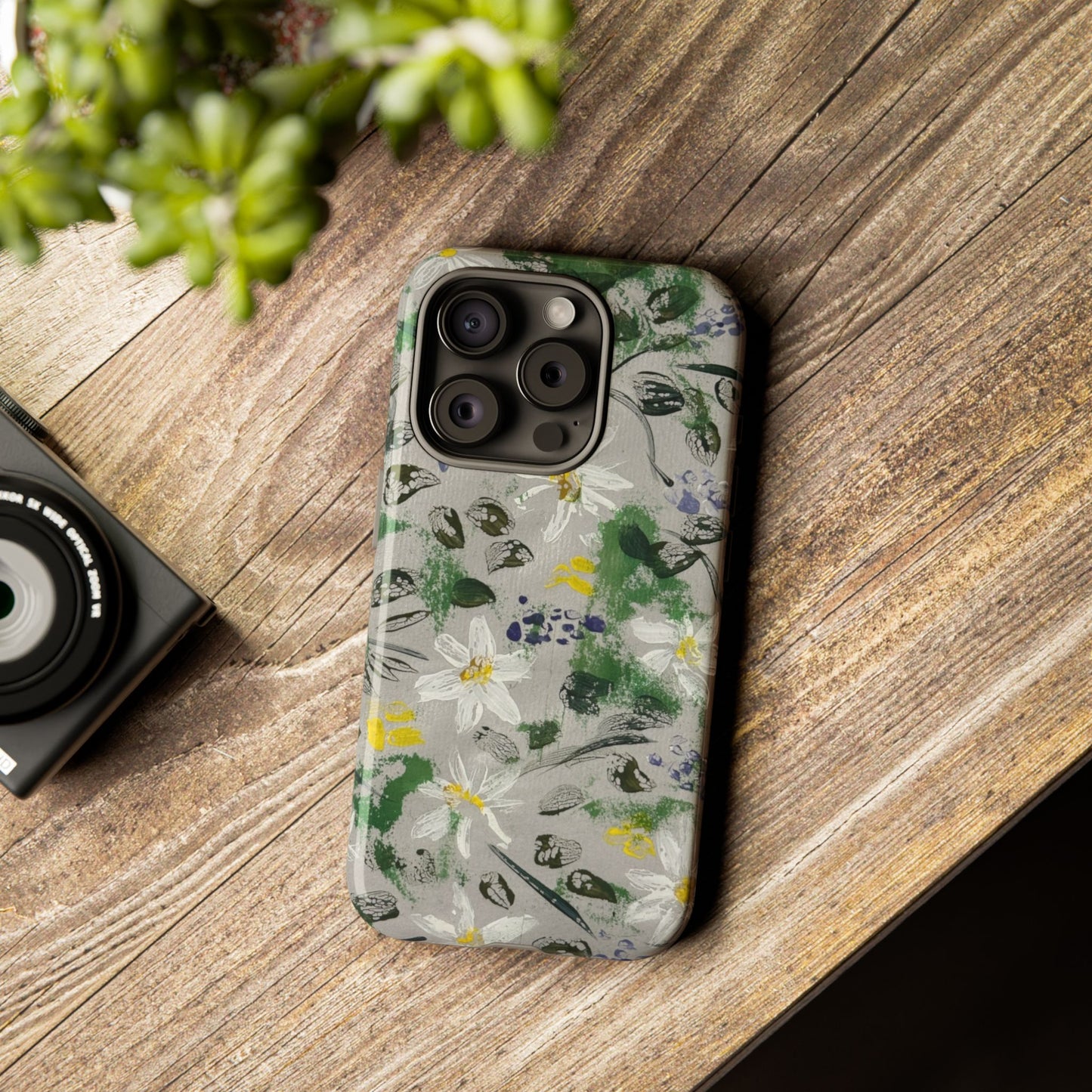 The Secret Woodland Garden Tough Phone Case | Botanical Floral iPhone Case | Whimsical Wildflower Phone Cover