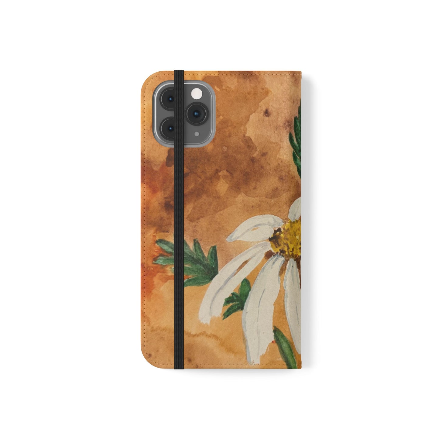 Golden Hour Daisies — Fold-Over Phone Case
