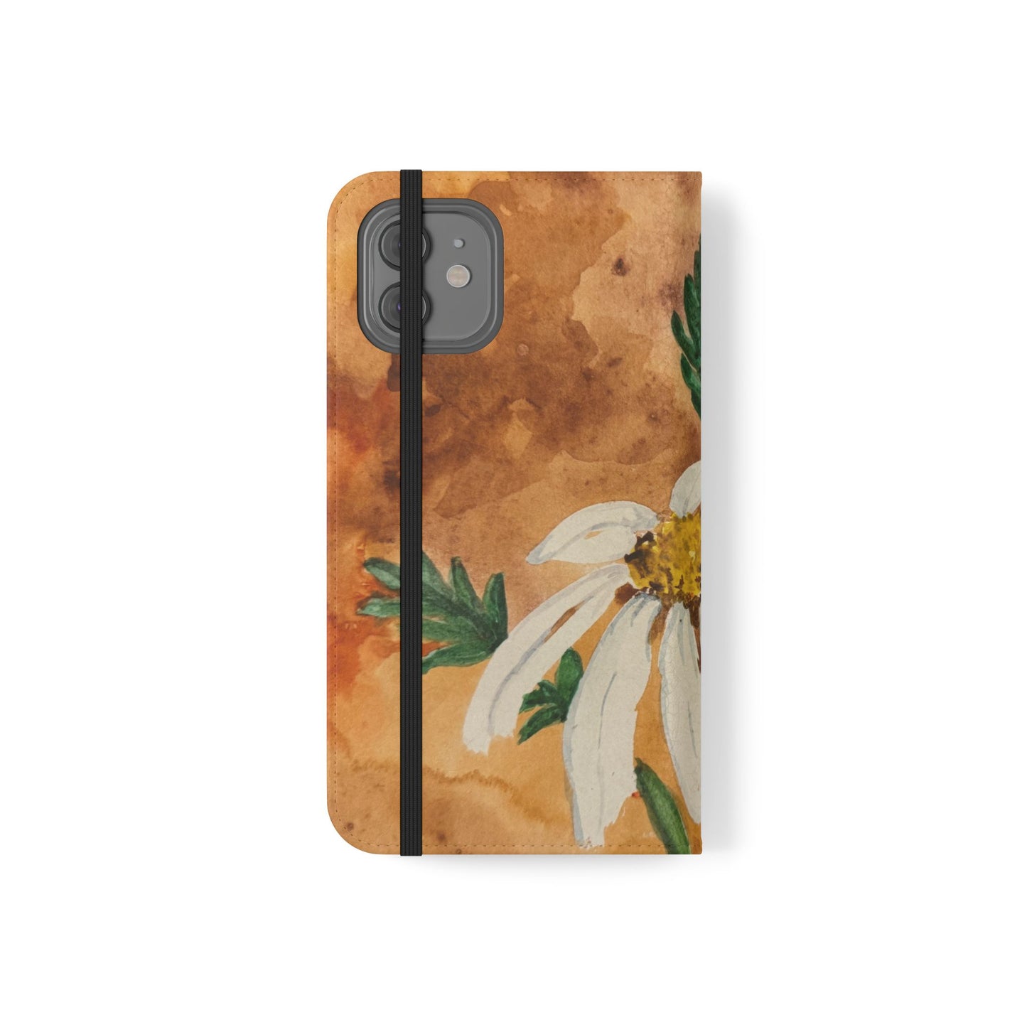 Golden Hour Daisies — Fold-Over Phone Case