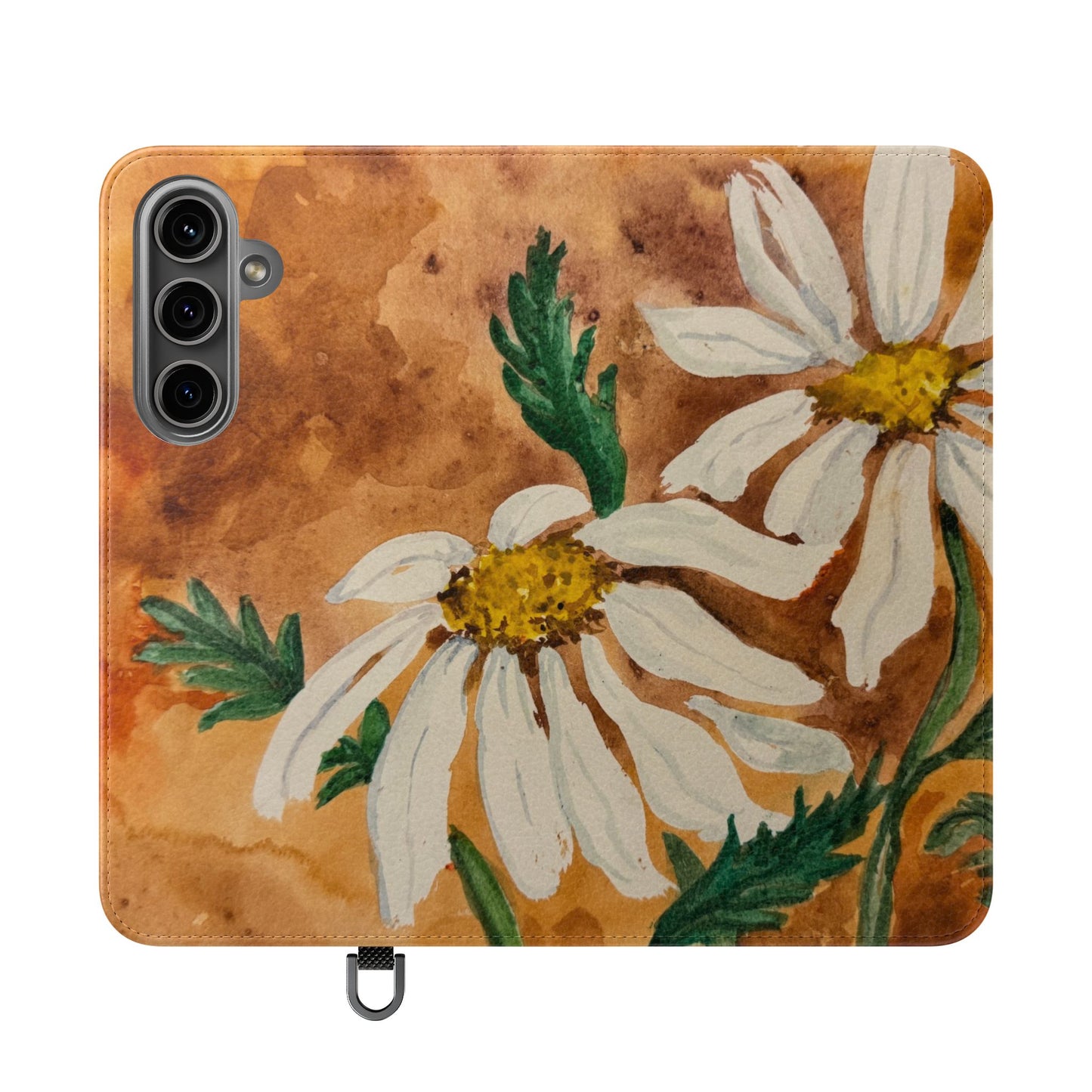 Golden Hour Daisies — Fold-Over Phone Case