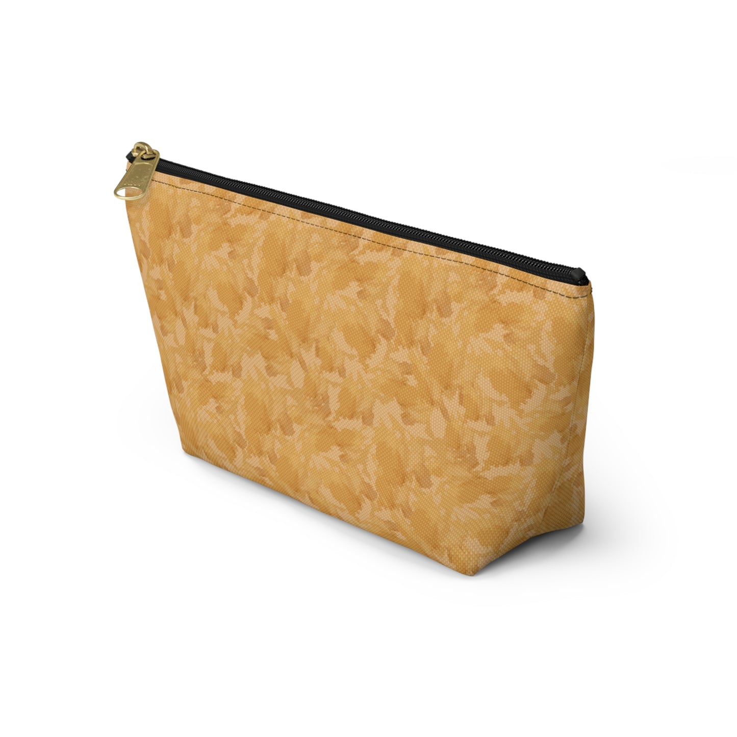 Golden Hour Daisy Accessory Pouch — T‑Bottom Makeup & Travel Organizer