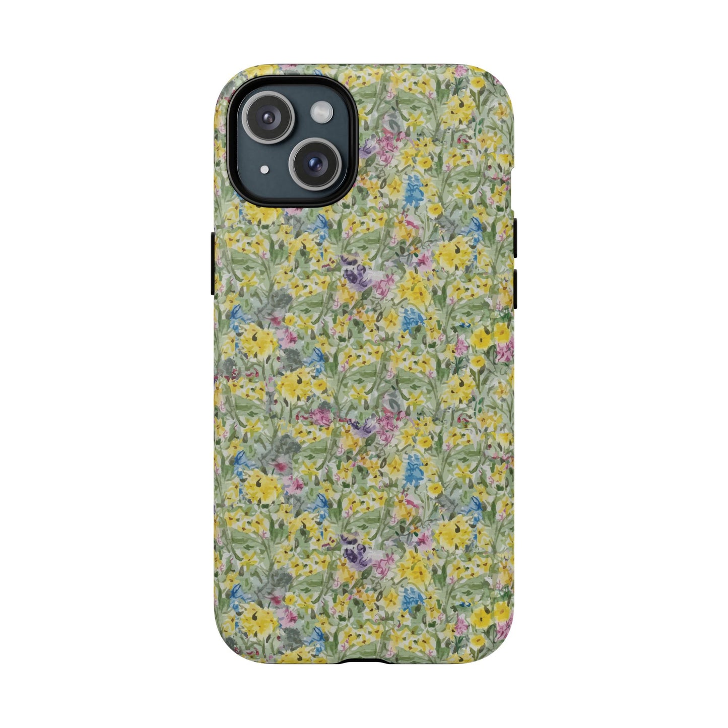 Wildflower Meadow Tough Magnetic Phone Case Watercolor Floral Botanical Case