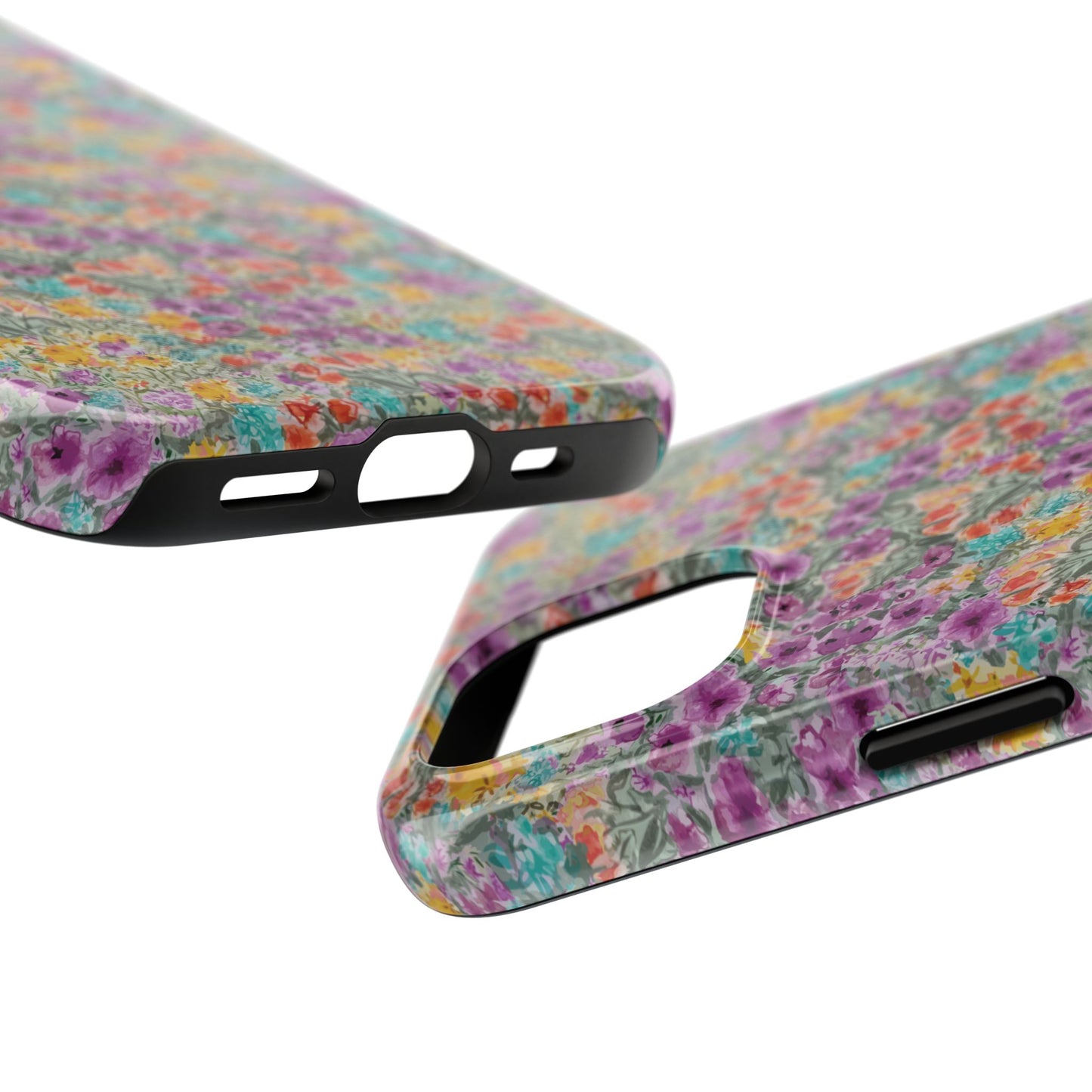 Wildflower Harmony  Watercolor Wildflower Phone Case – Colorful Floral Botanical Design Tough Phone Case