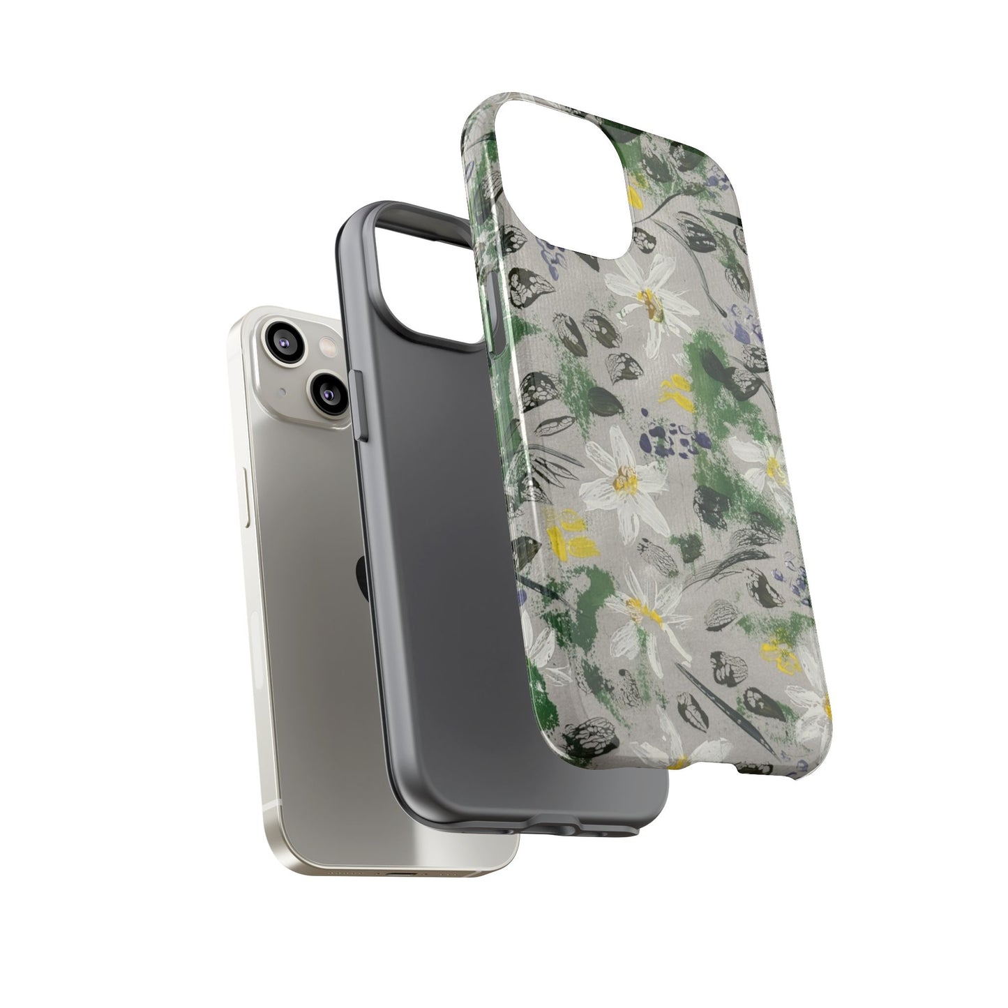 The Secret Woodland Garden Tough Phone Case | Botanical Floral iPhone Case | Whimsical Wildflower Phone Cover
