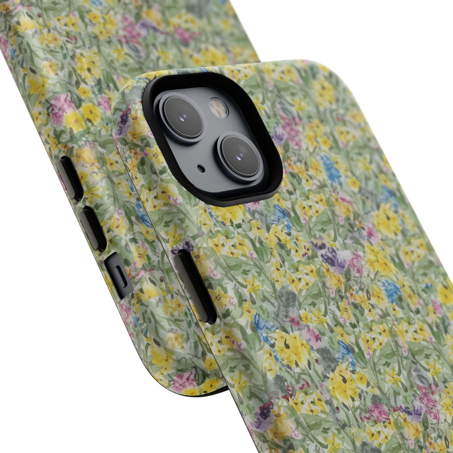 Wildflower Meadow Tough Magnetic Phone Case Watercolor Floral Botanical Case