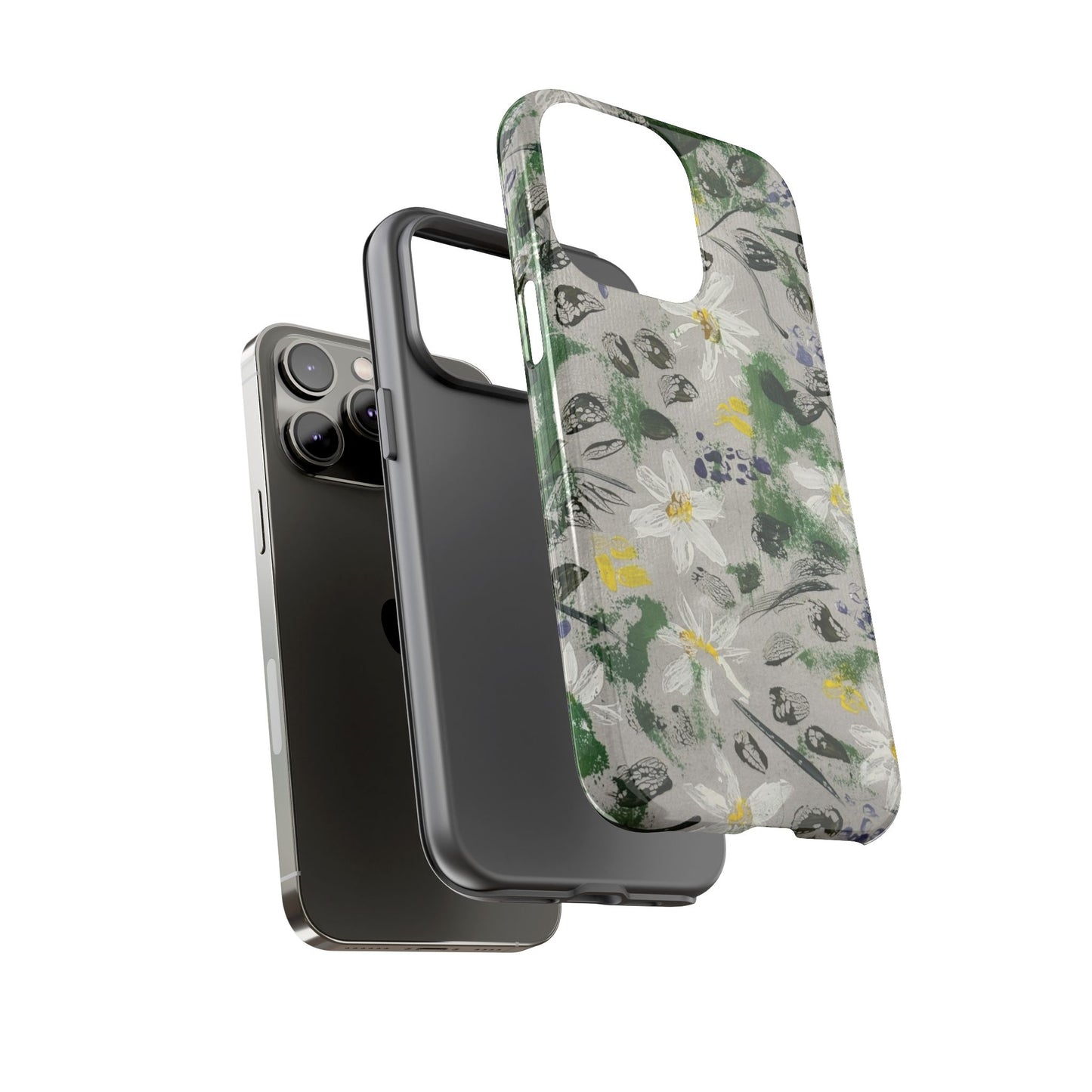 The Secret Woodland Garden Tough Phone Case | Botanical Floral iPhone Case | Whimsical Wildflower Phone Cover