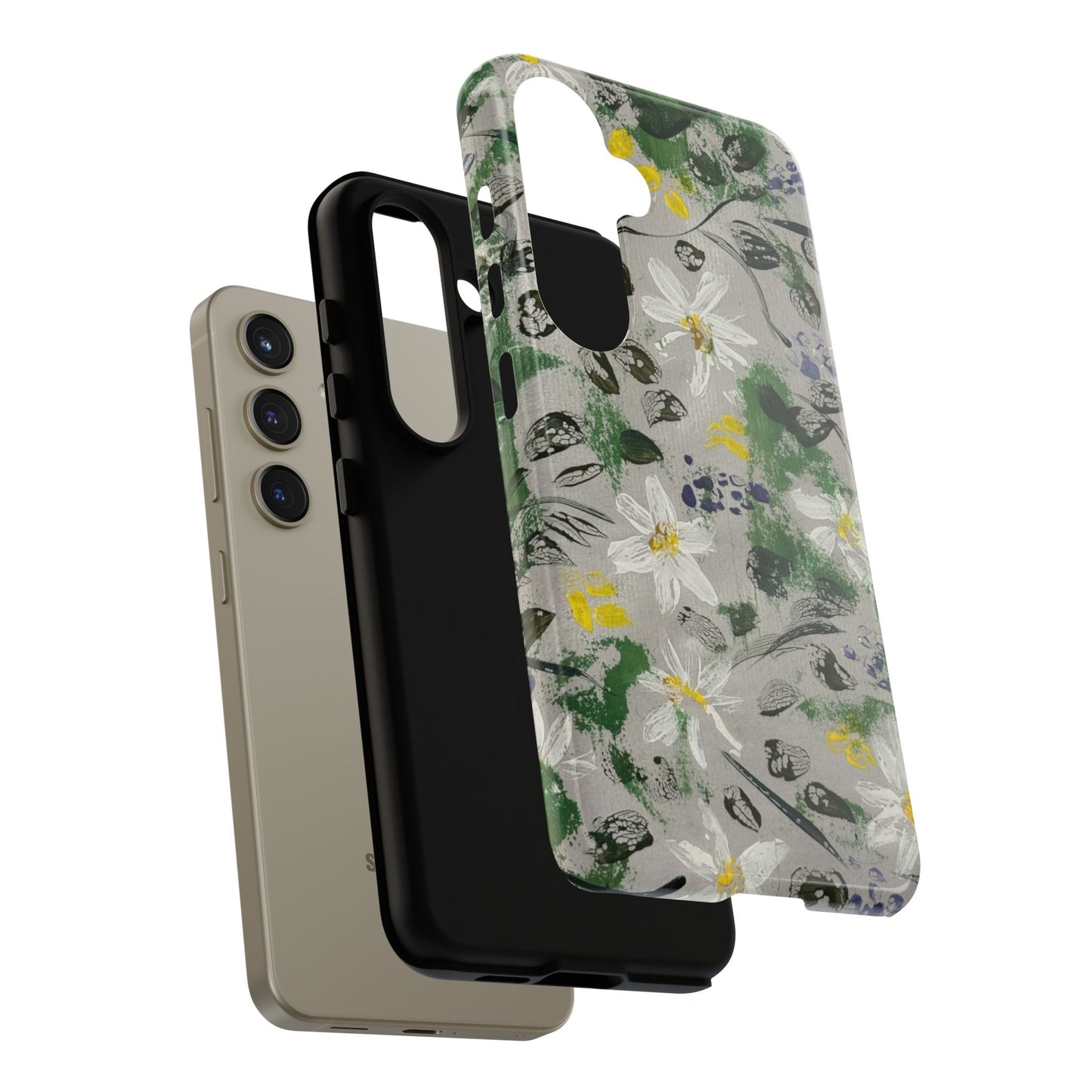 The Secret Woodland Garden Tough Phone Case | Botanical Floral iPhone Case | Whimsical Wildflower Phone Cover