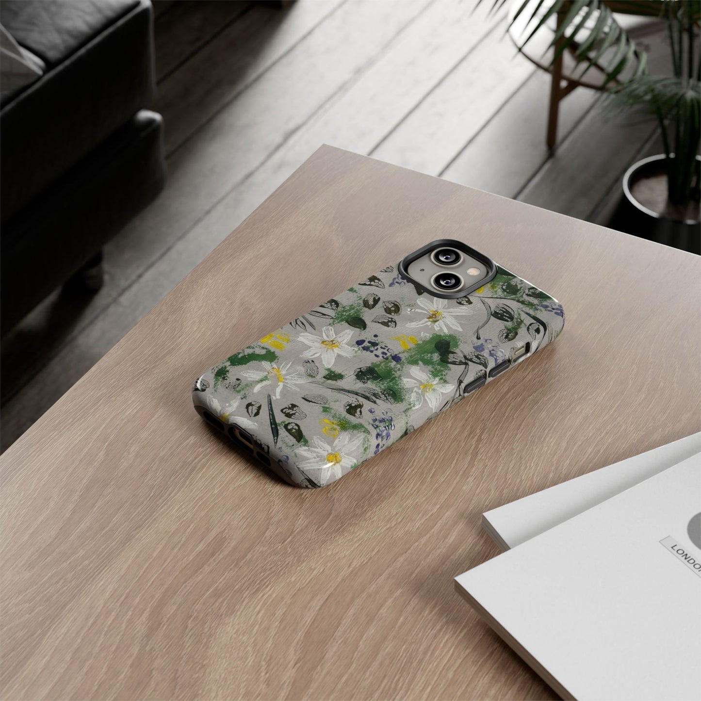 The Secret Woodland Garden Tough Phone Case | Botanical Floral iPhone Case | Whimsical Wildflower Phone Cover