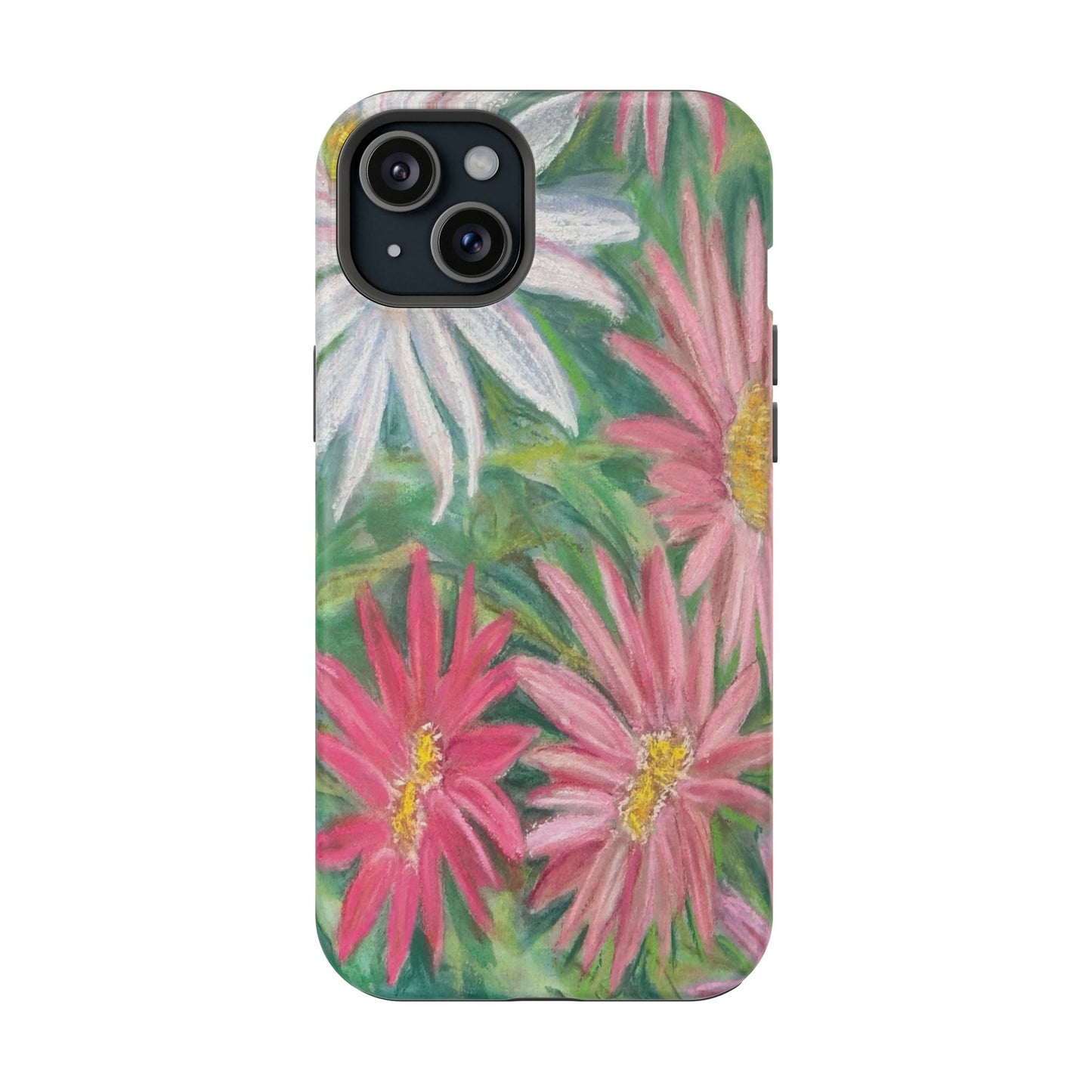 Painted Daisy  Magnetic Phone Case — Impact‑Resistant Protective Cover