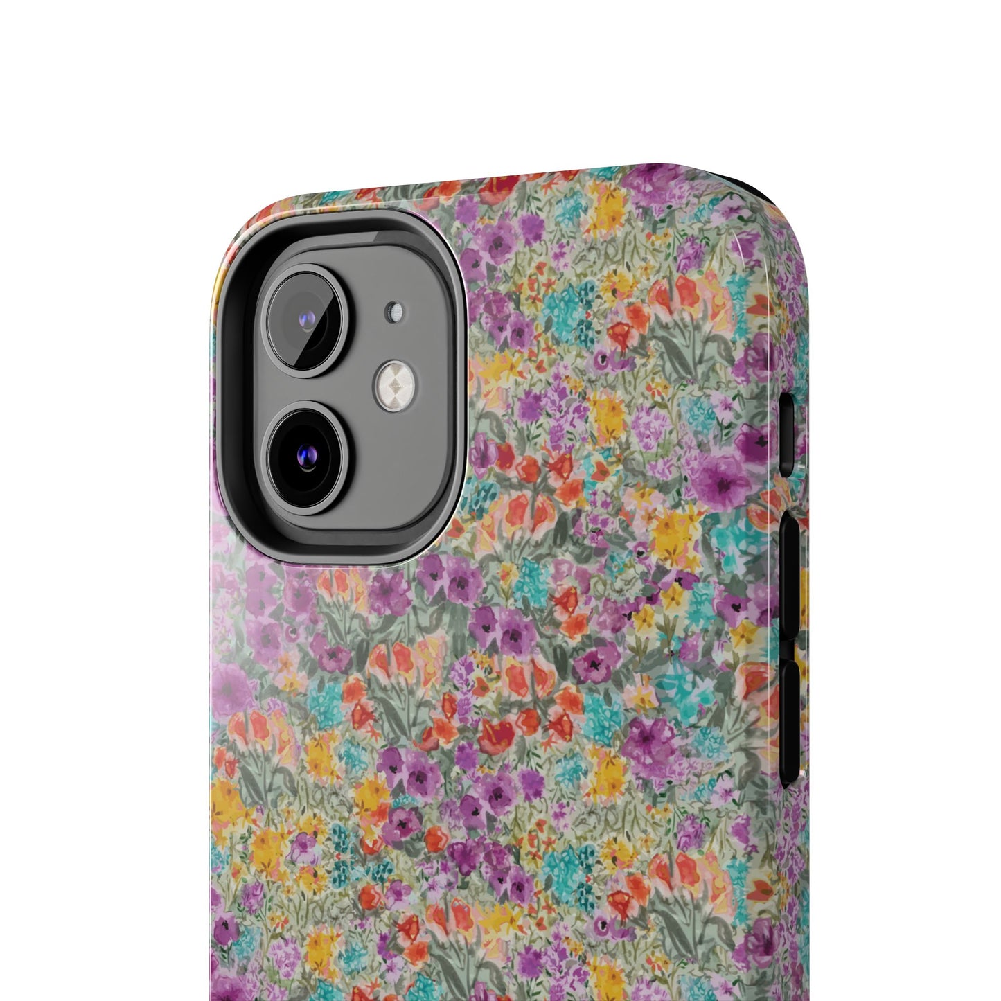 Wildflower Harmony  Watercolor Wildflower Phone Case – Colorful Floral Botanical Design Tough Phone Case