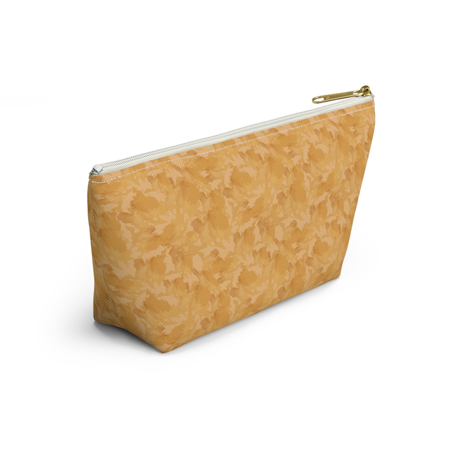 Golden Hour Daisy Accessory Pouch — T‑Bottom Makeup & Travel Organizer