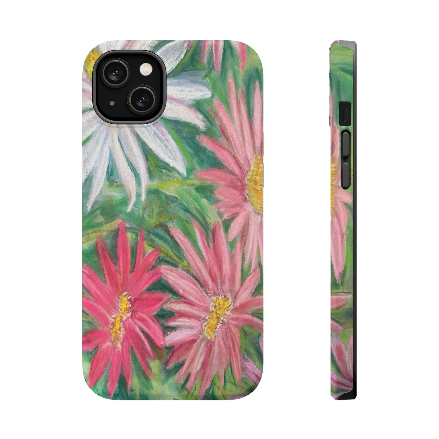 Painted Daisy  Magnetic Phone Case — Impact‑Resistant Protective Cover