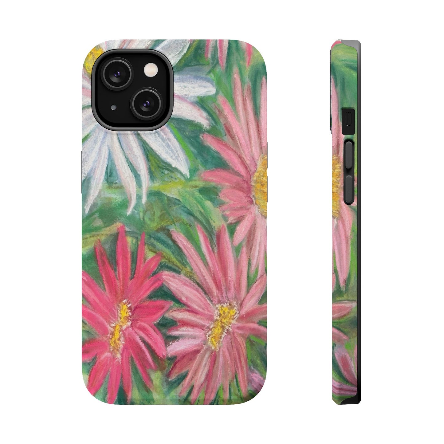 Painted Daisy  Magnetic Phone Case — Impact‑Resistant Protective Cover
