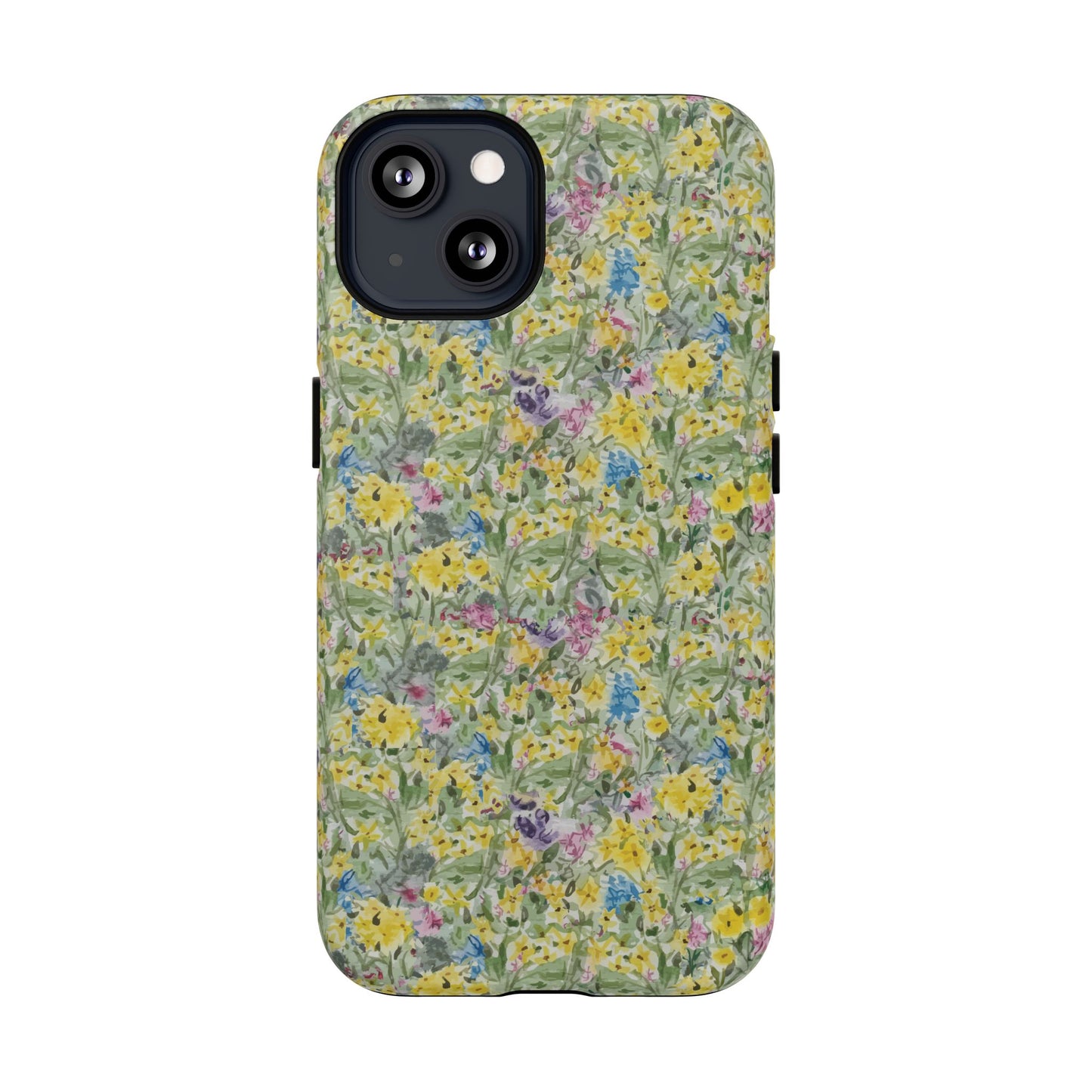 Wildflower Meadow Tough Magnetic Phone Case Watercolor Floral Botanical Case