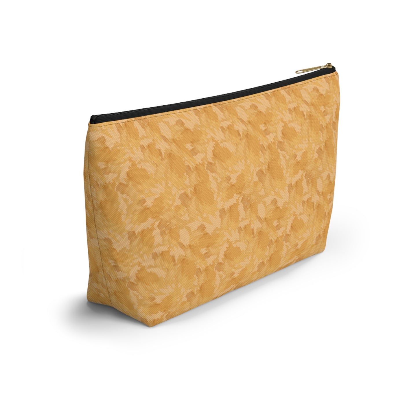 Golden Hour Daisy Accessory Pouch — T‑Bottom Makeup & Travel Organizer