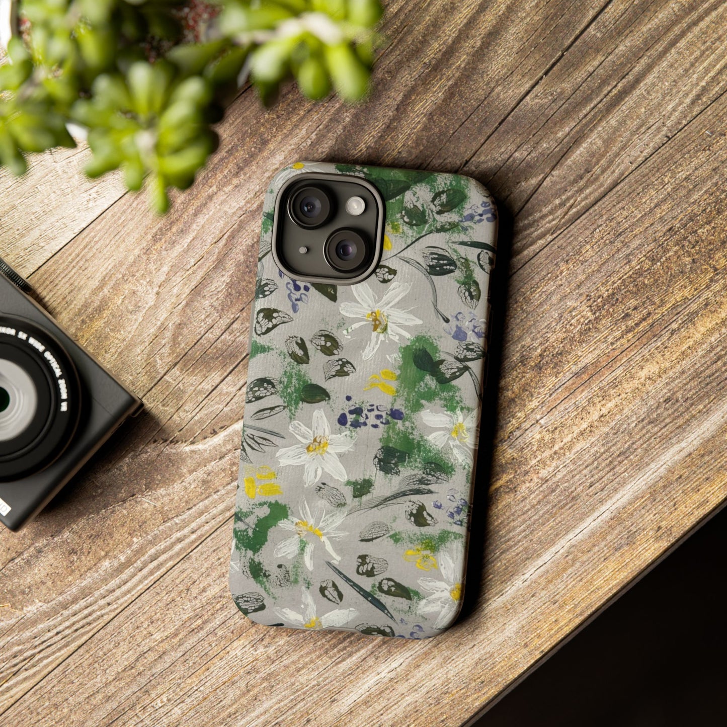 The Secret Woodland Garden Tough Phone Case | Botanical Floral iPhone Case | Whimsical Wildflower Phone Cover