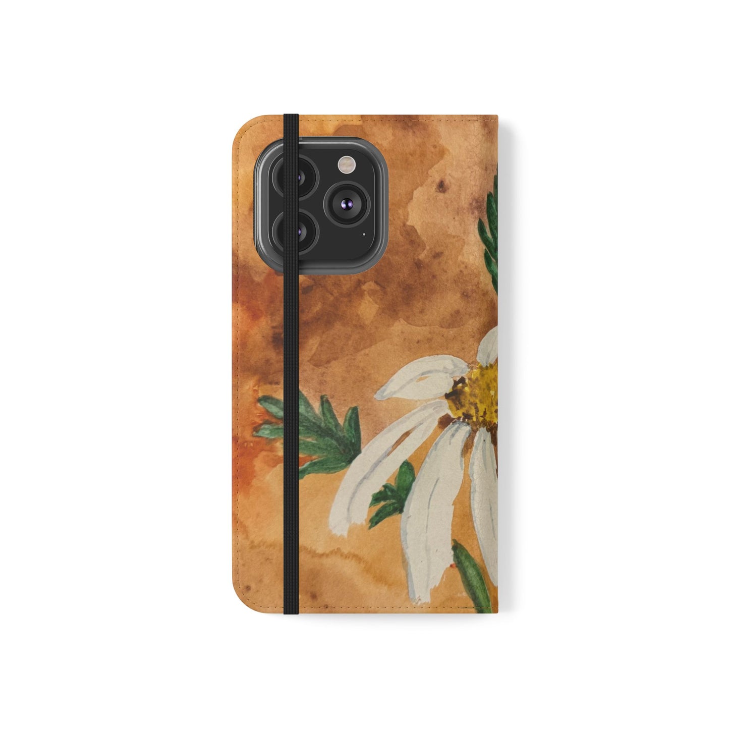 Golden Hour Daisies — Fold-Over Phone Case