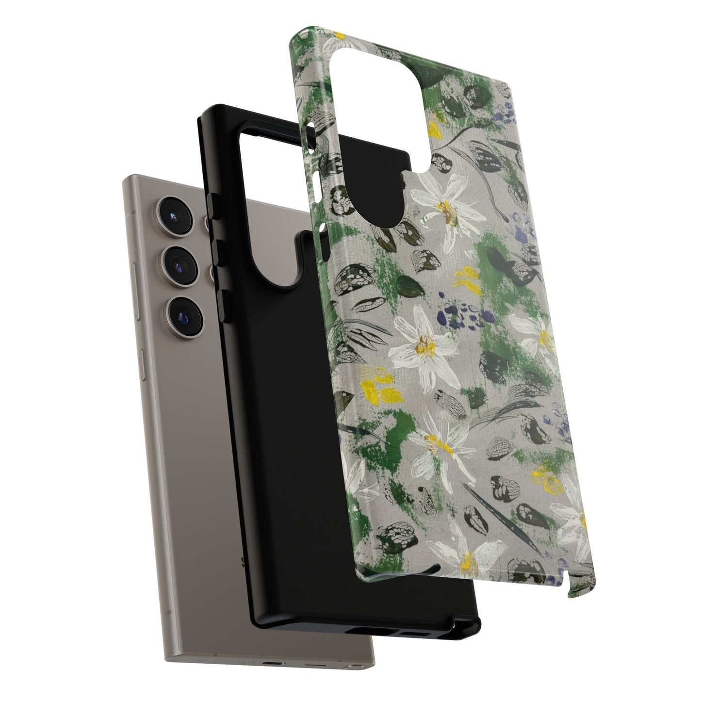 The Secret Woodland Garden Tough Phone Case | Botanical Floral iPhone Case | Whimsical Wildflower Phone Cover