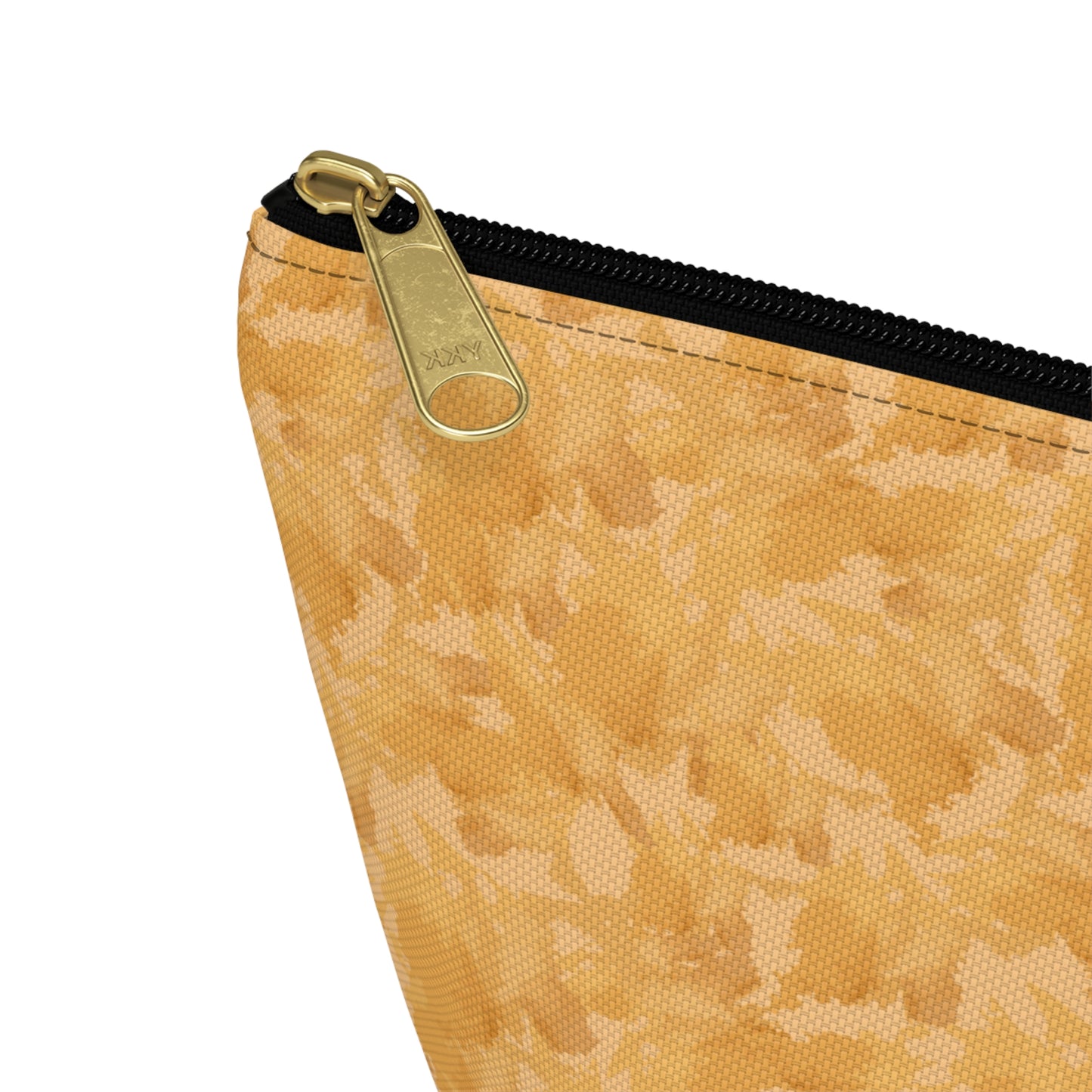 Golden Hour Daisy Accessory Pouch — T‑Bottom Makeup & Travel Organizer