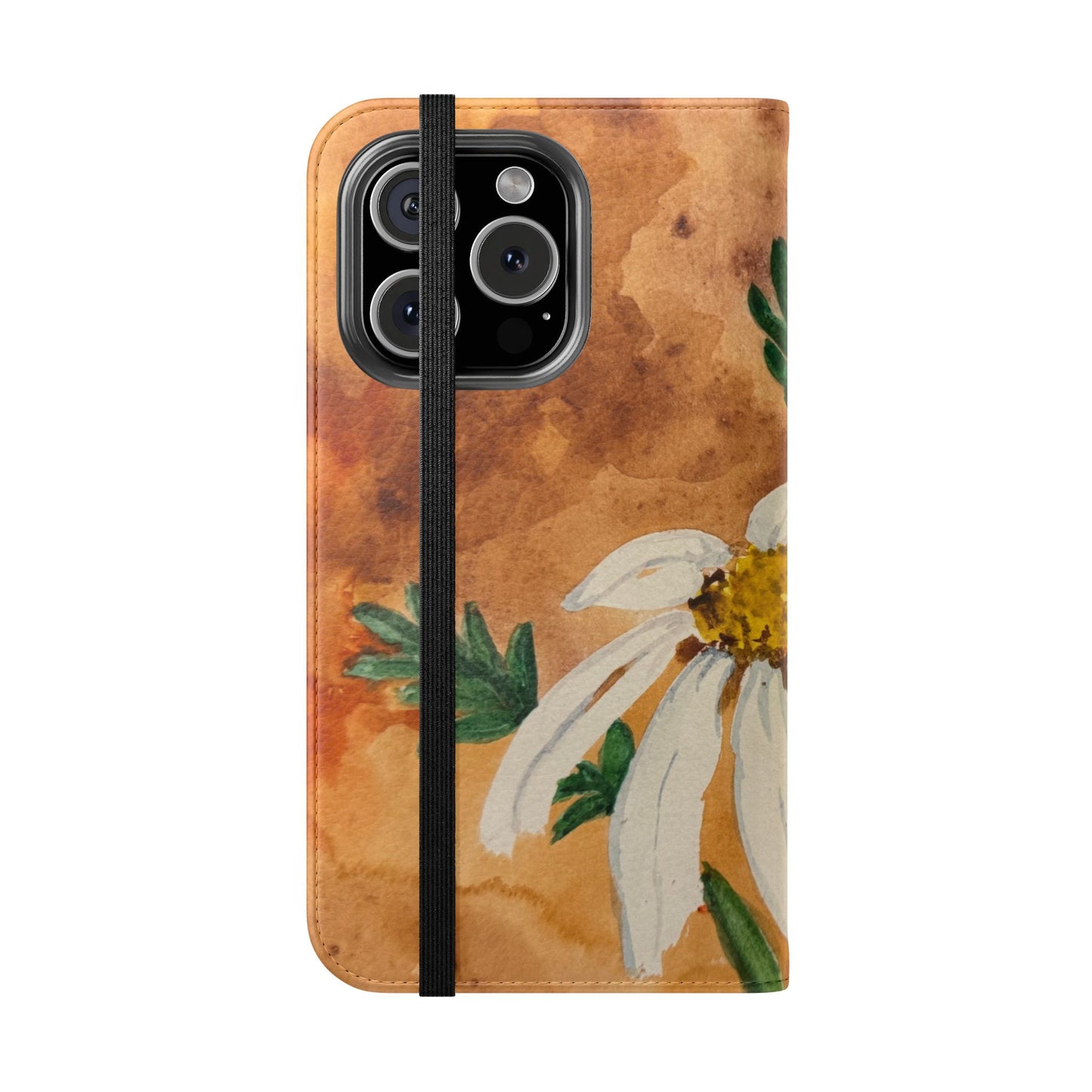 Golden Hour Daisies — Fold-Over Phone Case