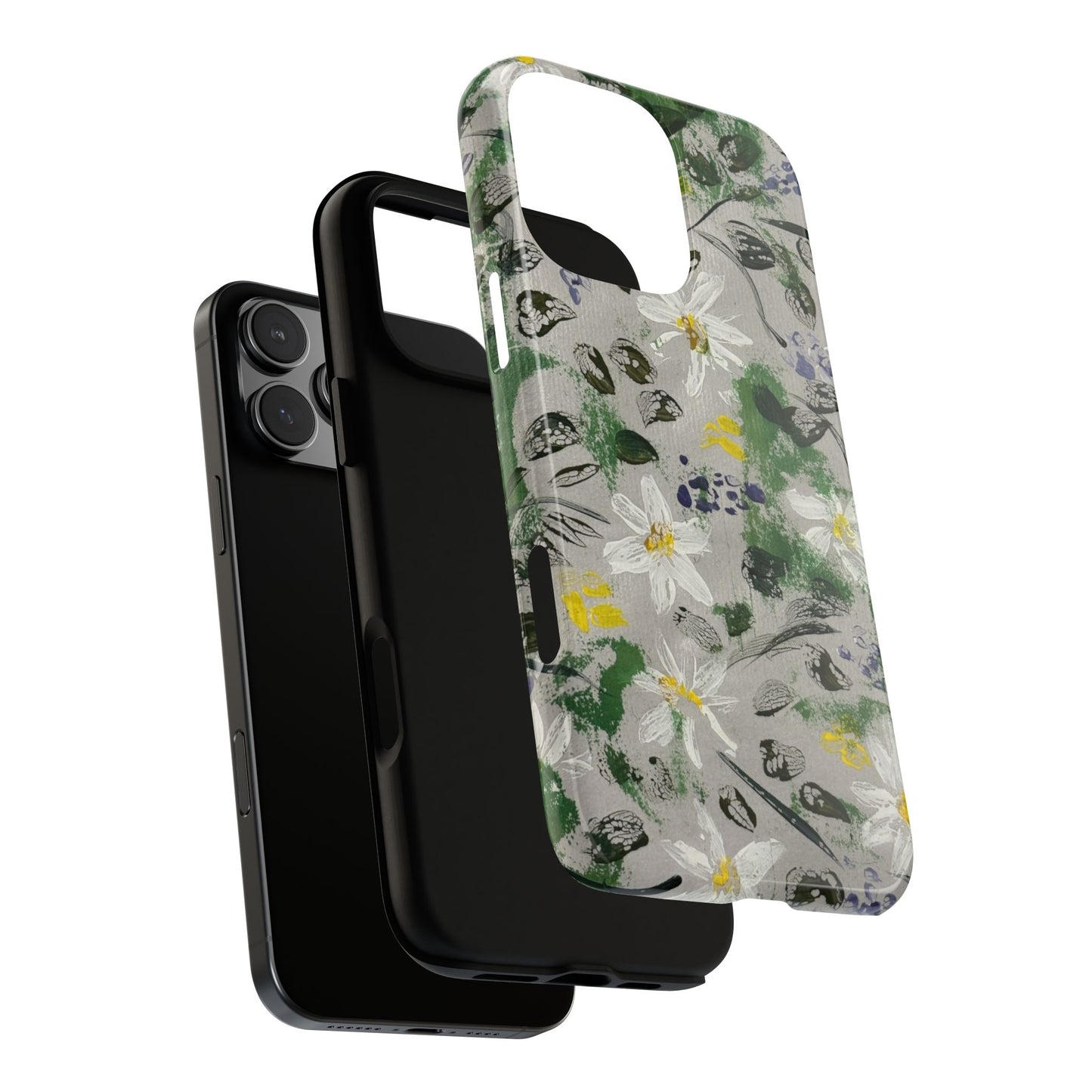 The Secret Woodland Garden Tough Phone Case | Botanical Floral iPhone Case | Whimsical Wildflower Phone Cover