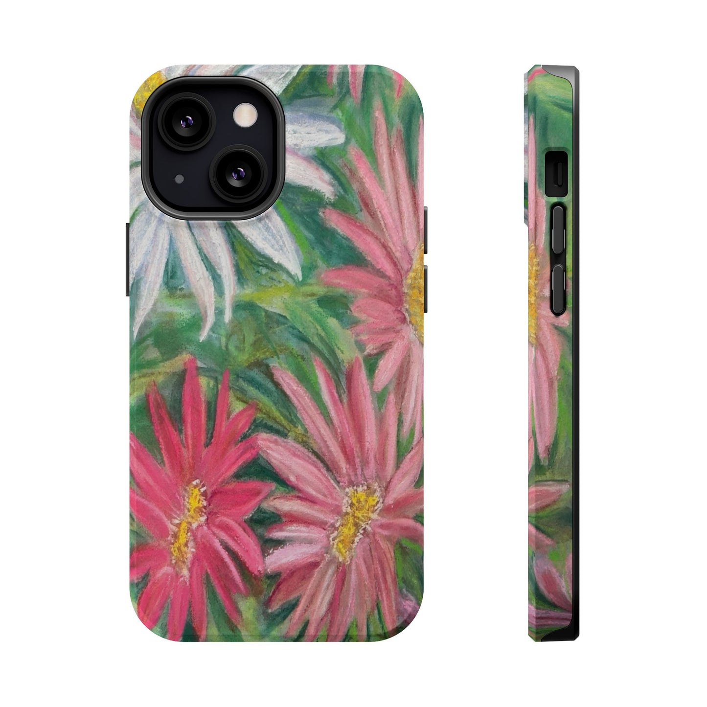 Painted Daisy  Magnetic Phone Case — Impact‑Resistant Protective Cover