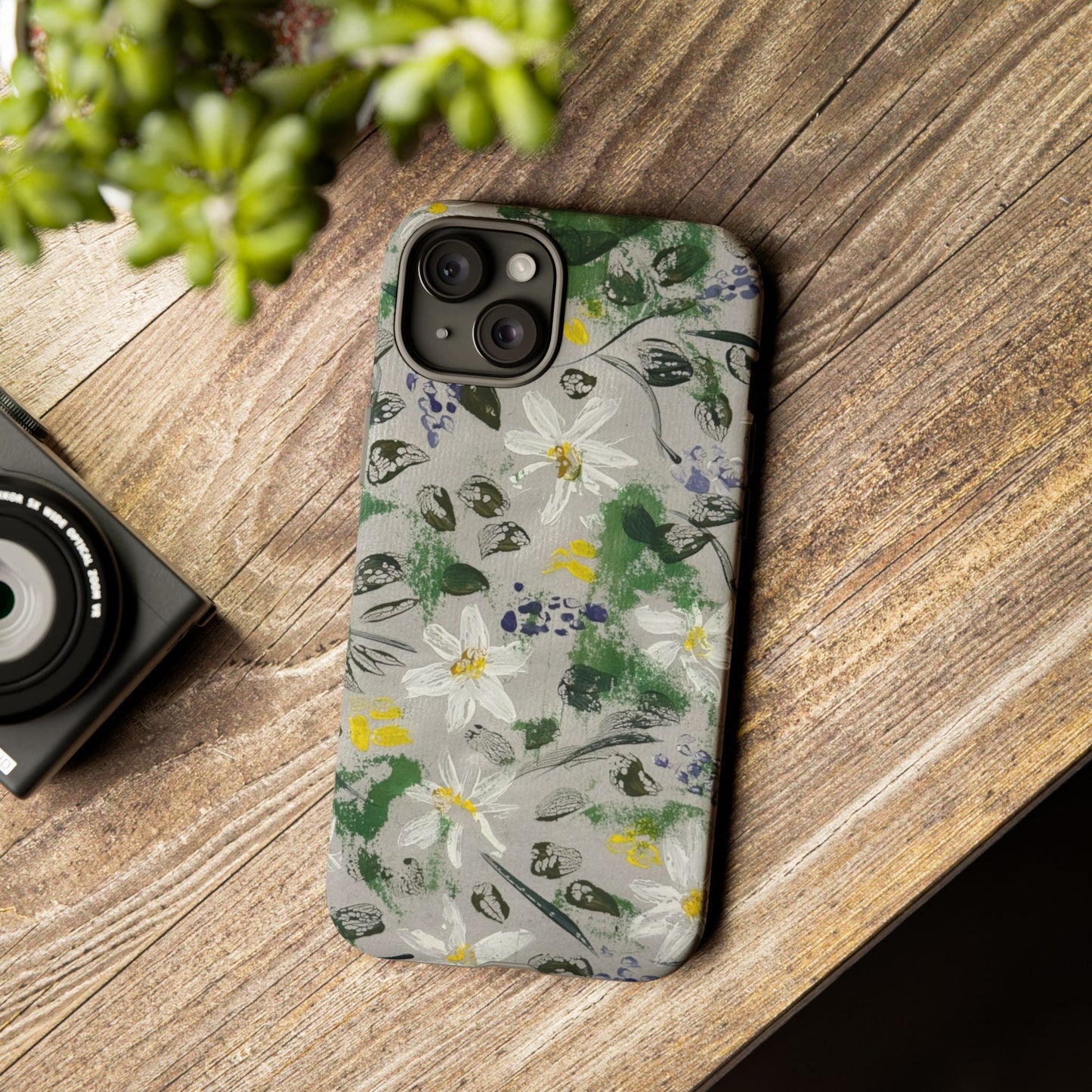 The Secret Woodland Garden Tough Phone Case | Botanical Floral iPhone Case | Whimsical Wildflower Phone Cover