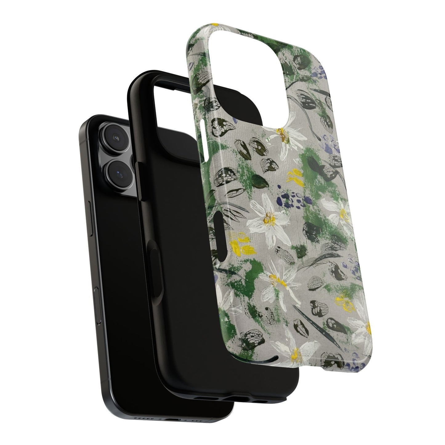The Secret Woodland Garden Tough Phone Case | Botanical Floral iPhone Case | Whimsical Wildflower Phone Cover