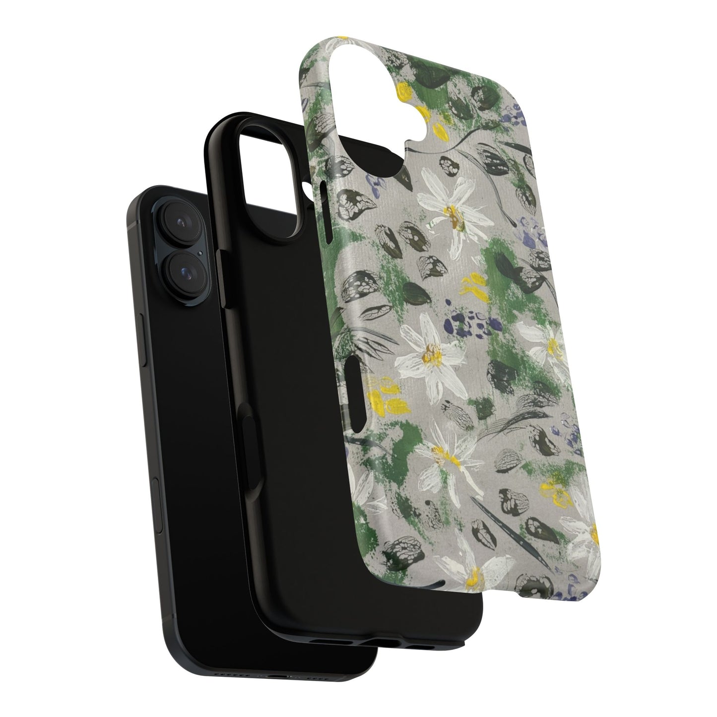 The Secret Woodland Garden Tough Phone Case | Botanical Floral iPhone Case | Whimsical Wildflower Phone Cover