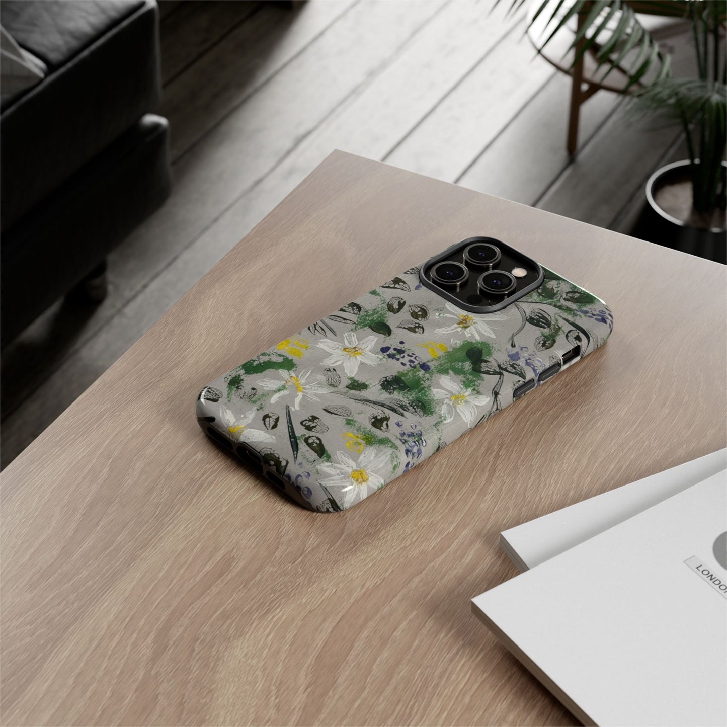 The Secret Woodland Garden Tough Phone Case | Botanical Floral iPhone Case | Whimsical Wildflower Phone Cover