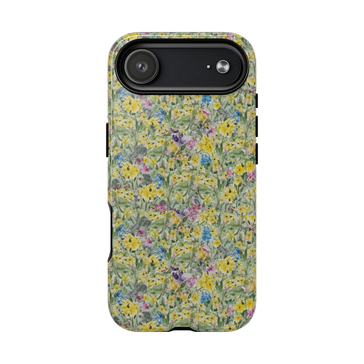 Wildflower Meadow Tough Magnetic Phone Case Watercolor Floral Botanical Case