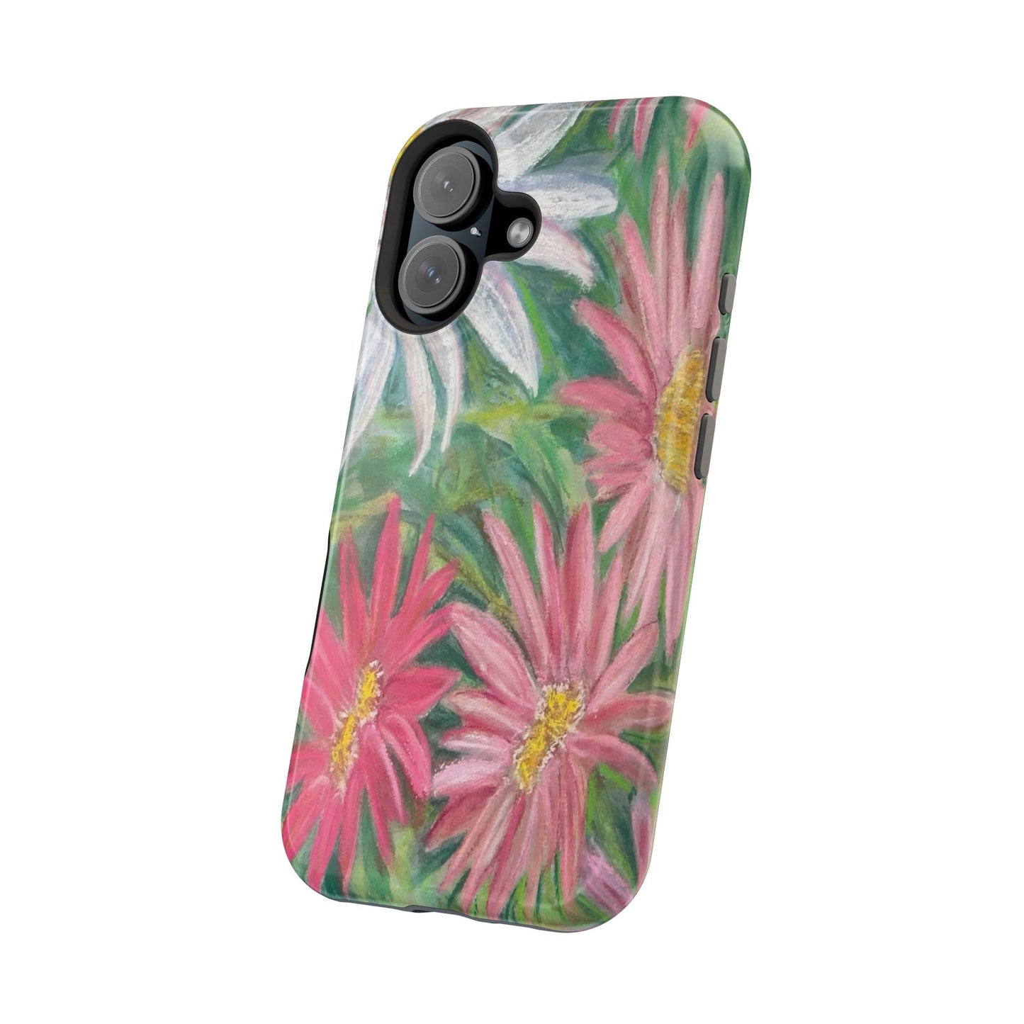 Painted Daisy  Magnetic Phone Case — Impact‑Resistant Protective Cover