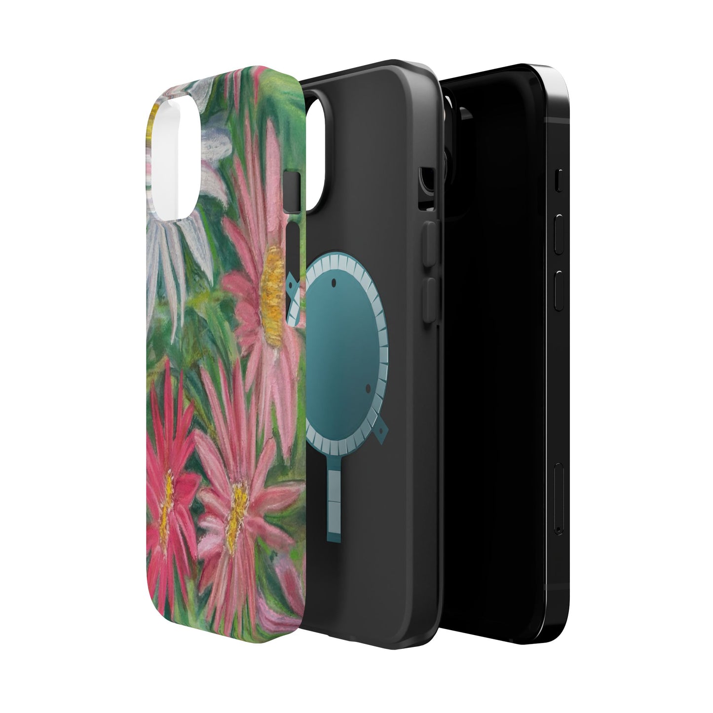 Painted Daisy  Magnetic Phone Case — Impact‑Resistant Protective Cover