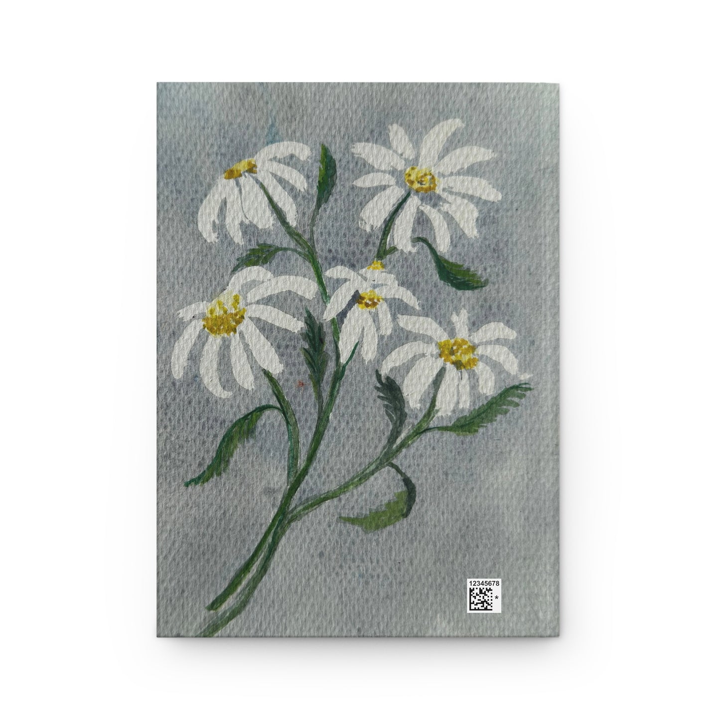 Daisy Bouquet Hardcover Journal — Floral Painted Notebook for Notes & Journaling