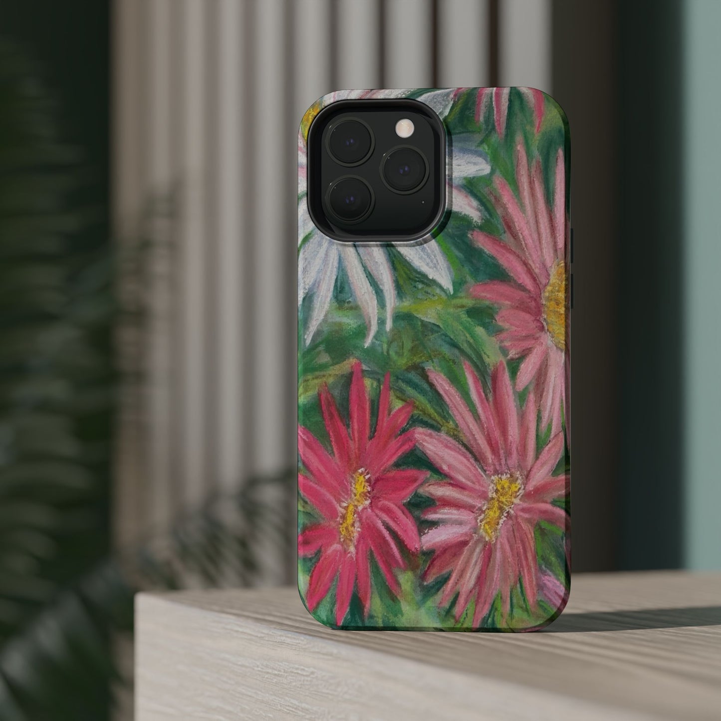 Painted Daisy  Magnetic Phone Case — Impact‑Resistant Protective Cover