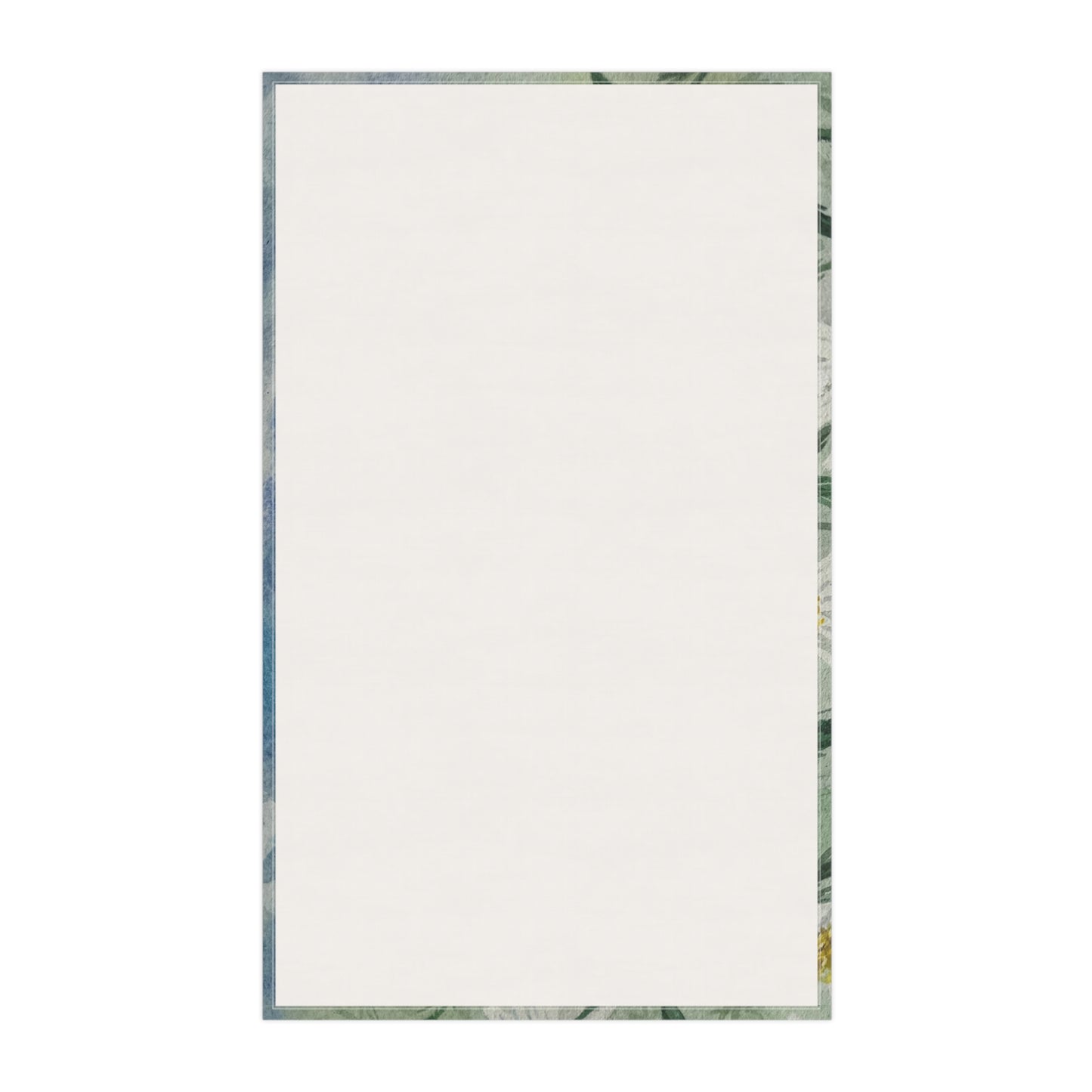 Daisy Field Tea Towel – Vintage Botanical Cotton Kitchen Towel  Soft Meadow Daisy Design