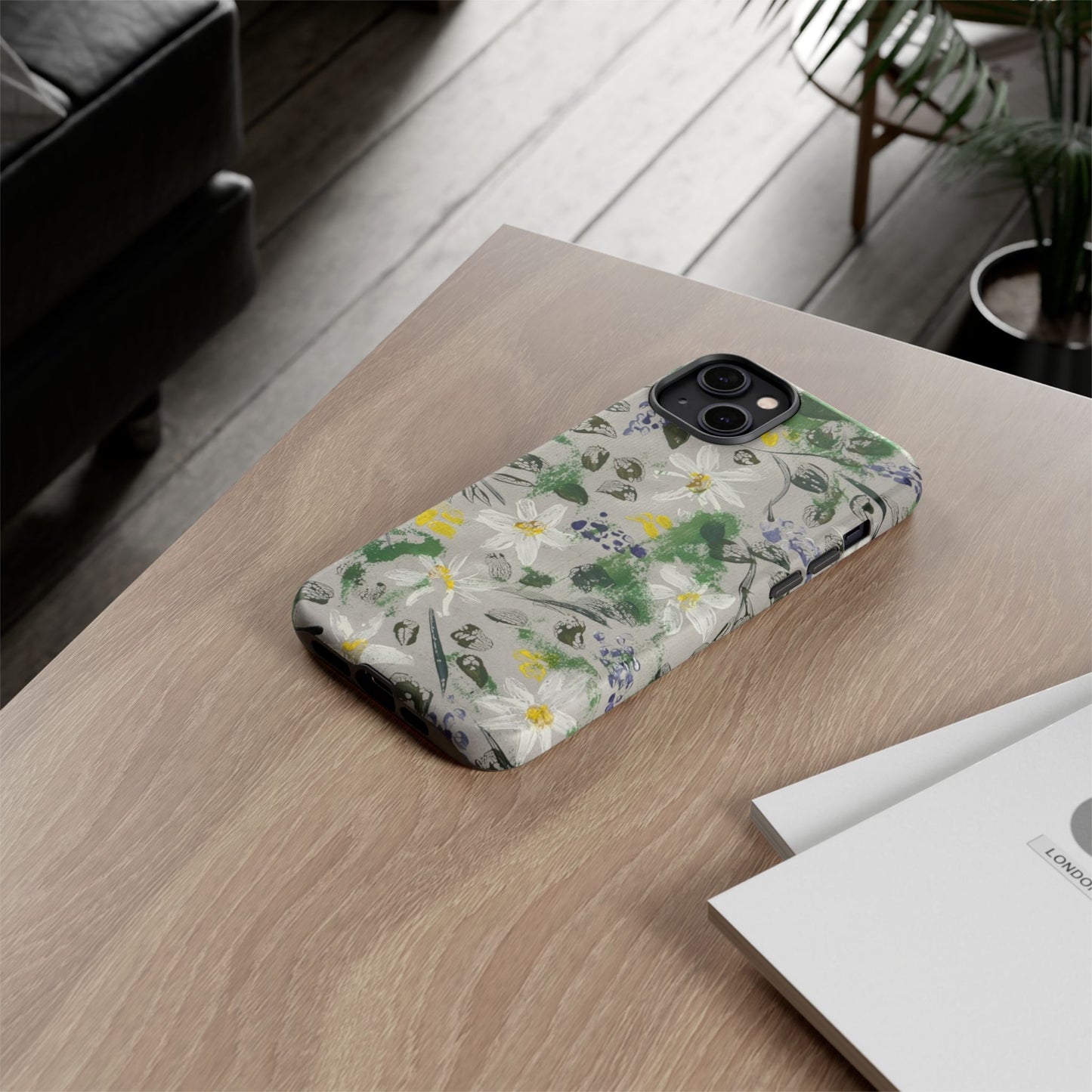 The Secret Woodland Garden Tough Phone Case | Botanical Floral iPhone Case | Whimsical Wildflower Phone Cover