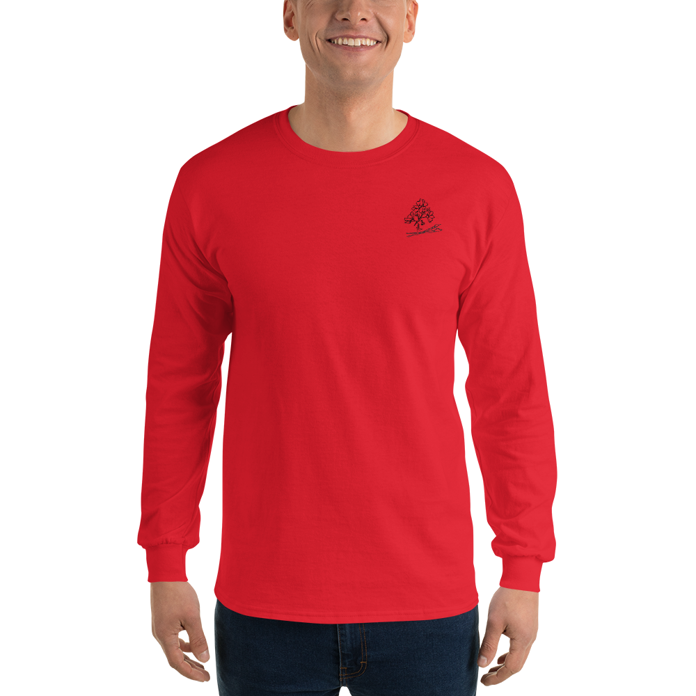 Good For The Soul Art Long Sleeve T-Shirt — Red, XL