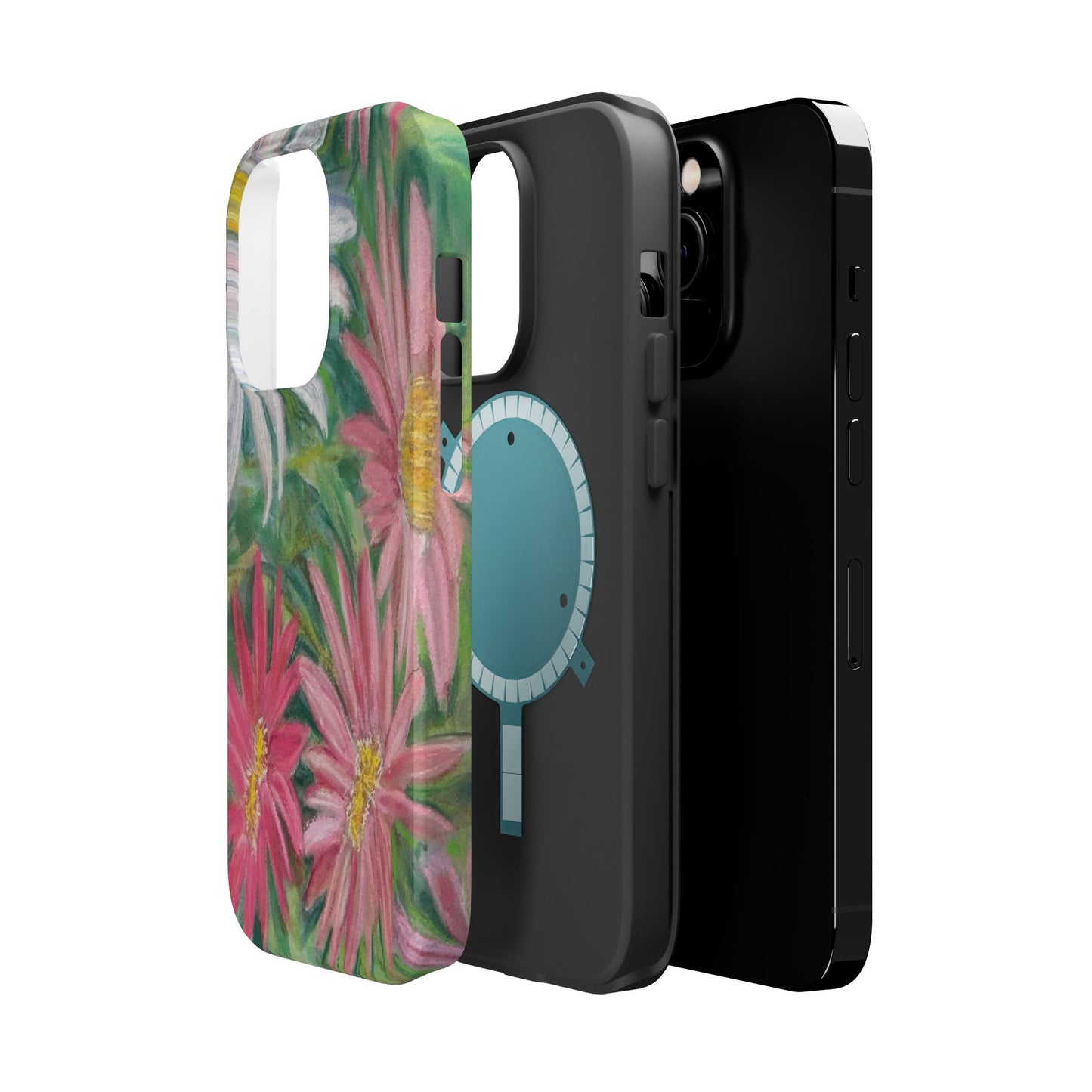 Painted Daisy  Magnetic Phone Case — Impact‑Resistant Protective Cover