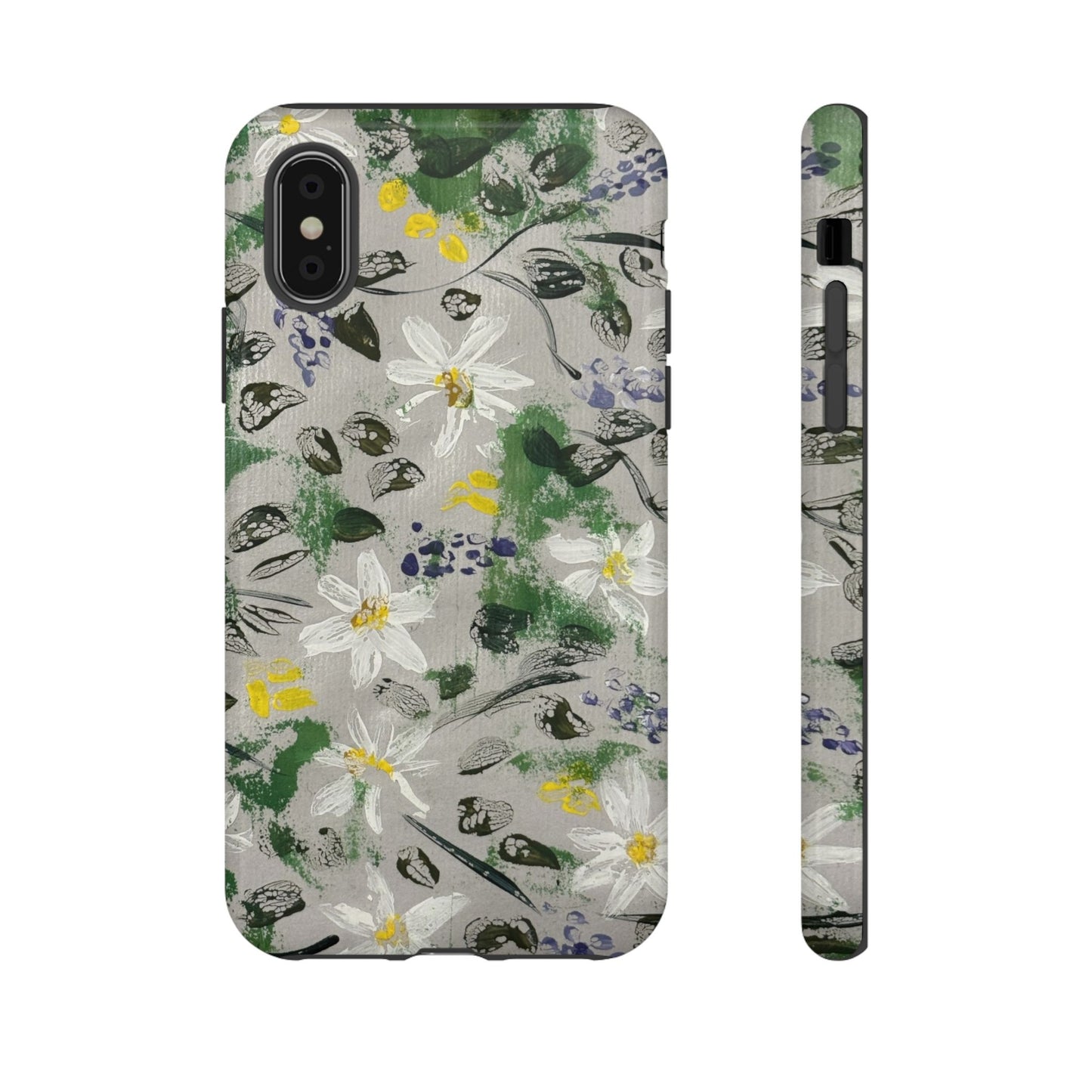 The Secret Woodland Garden Tough Phone Case | Botanical Floral iPhone Case | Whimsical Wildflower Phone Cover