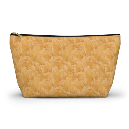 Golden Hour Daisy Accessory Pouch — T‑Bottom Makeup & Travel Organizer
