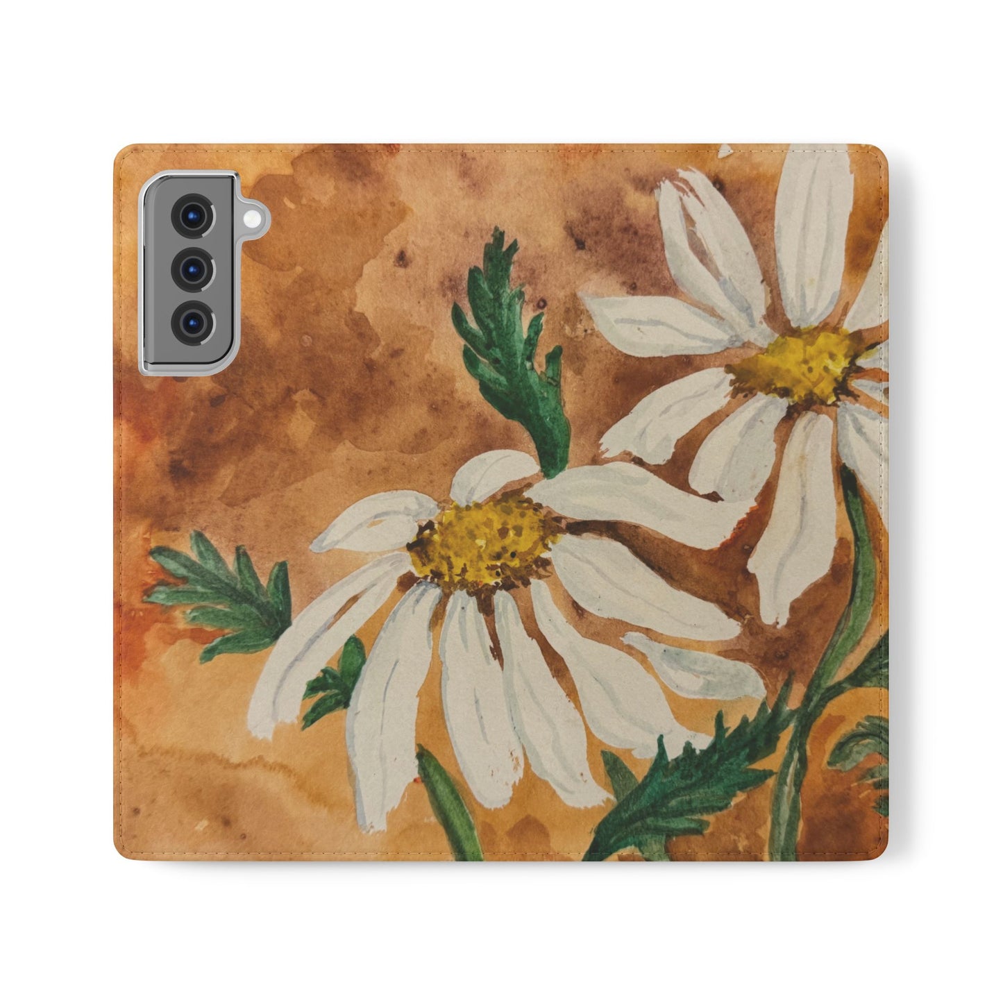 Golden Hour Daisies — Fold-Over Phone Case