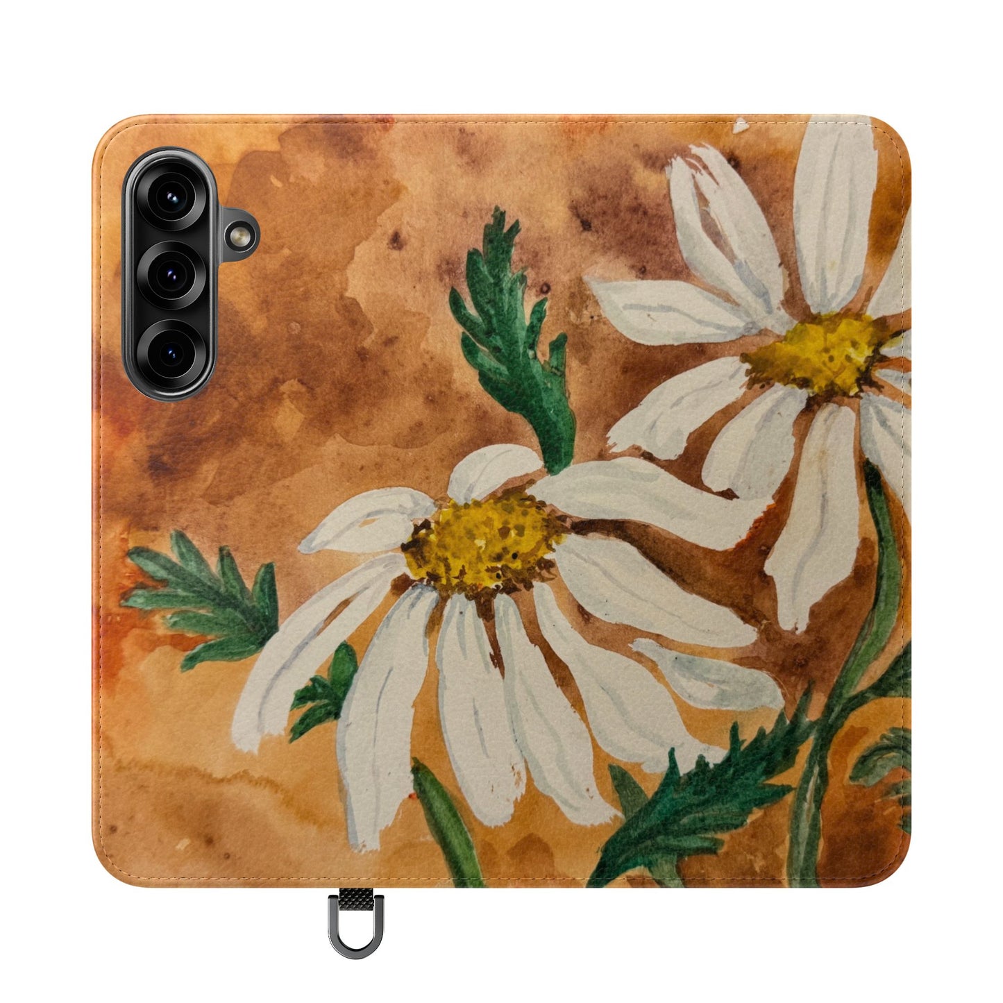 Golden Hour Daisies — Fold-Over Phone Case